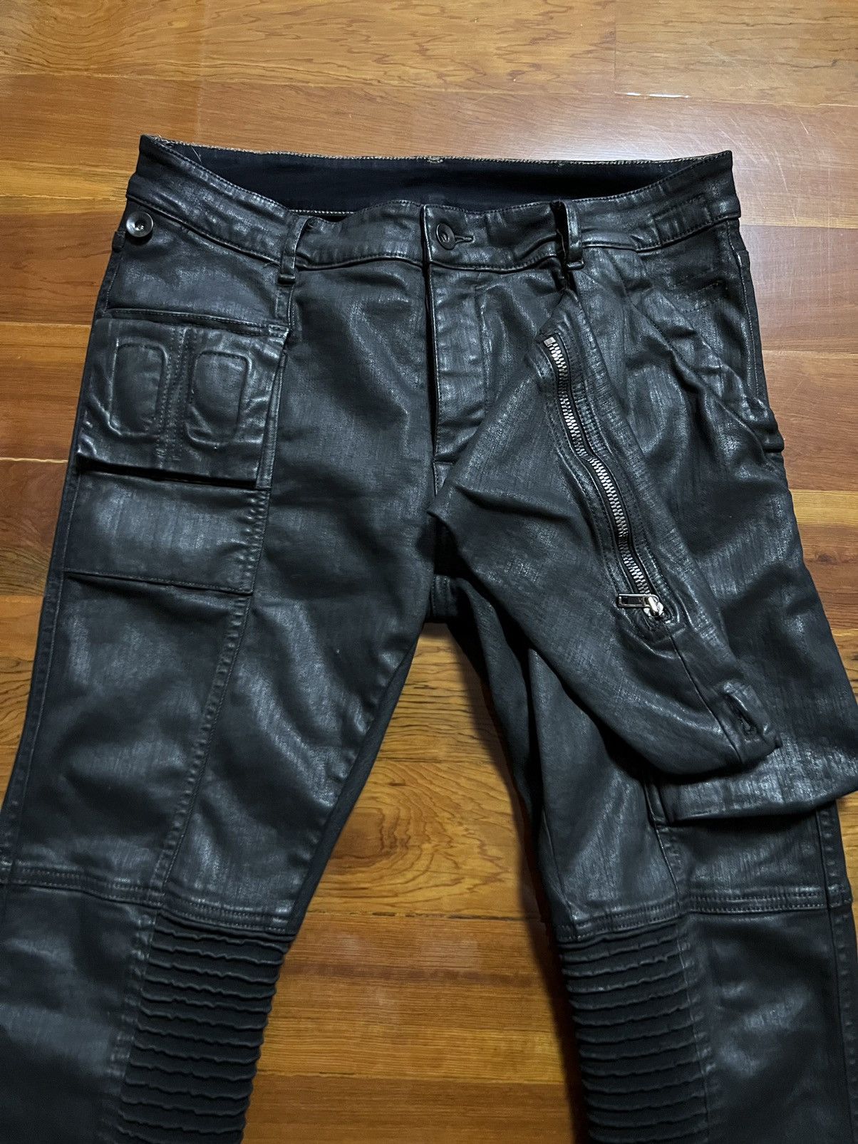 Rick owens drkshdw waxed Memphis cut jeans sz31
