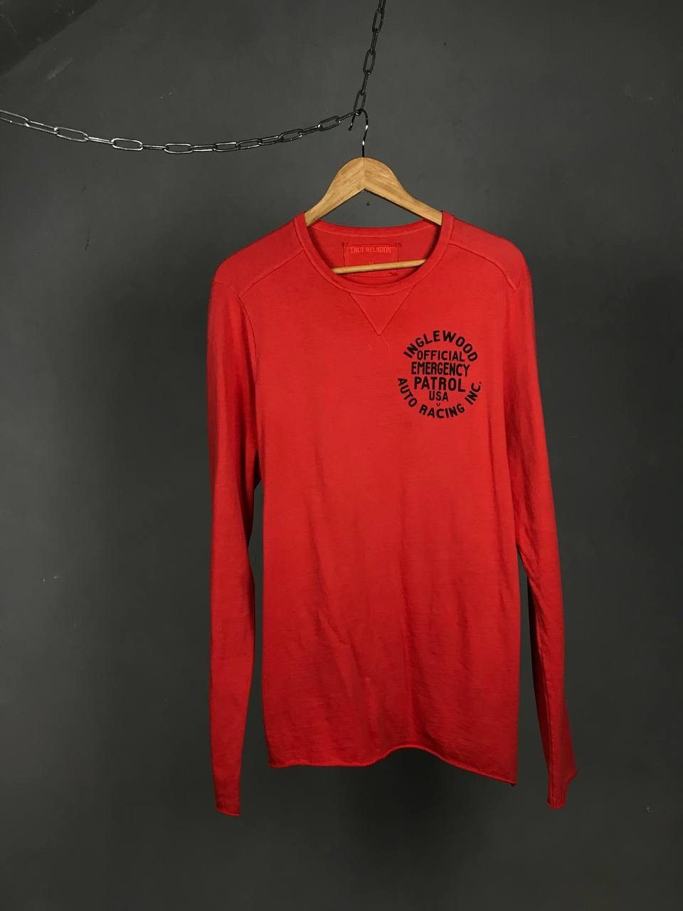 True Religion True Religion Japanese brand streetwear longsleeve Size US L / EU 52-54 / 3 - 1 Thumbnail