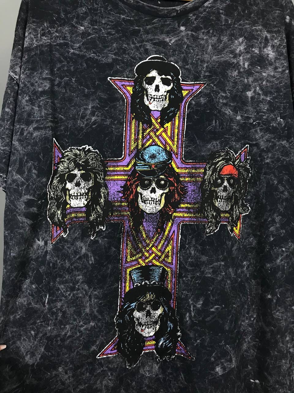 Band Tees × Guns N' Roses × Vintage Guns N Roses vintage rock band overprinted tee Size US L / EU 52-54 / 3 - 4 Thumbnail