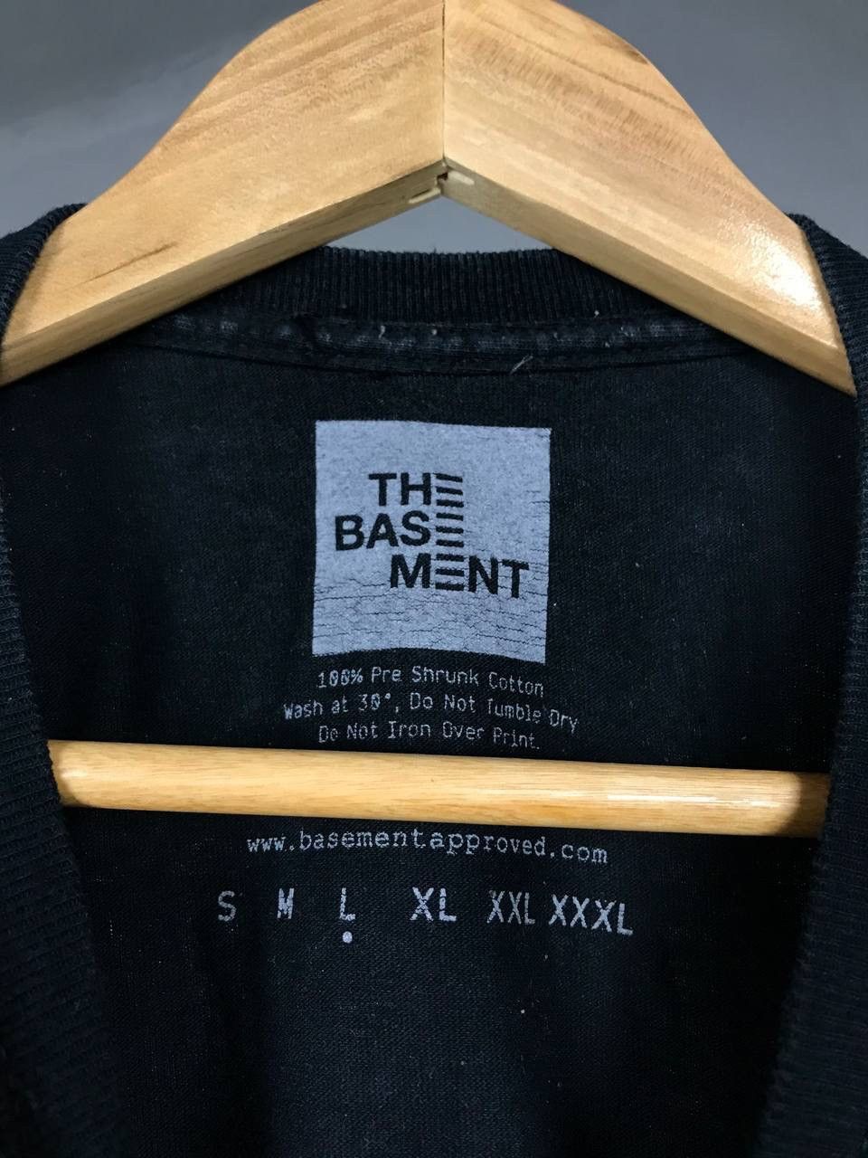 The Basement The Basement streetwear overprinted tee Size US L / EU 52-54 / 3 - 3 Thumbnail