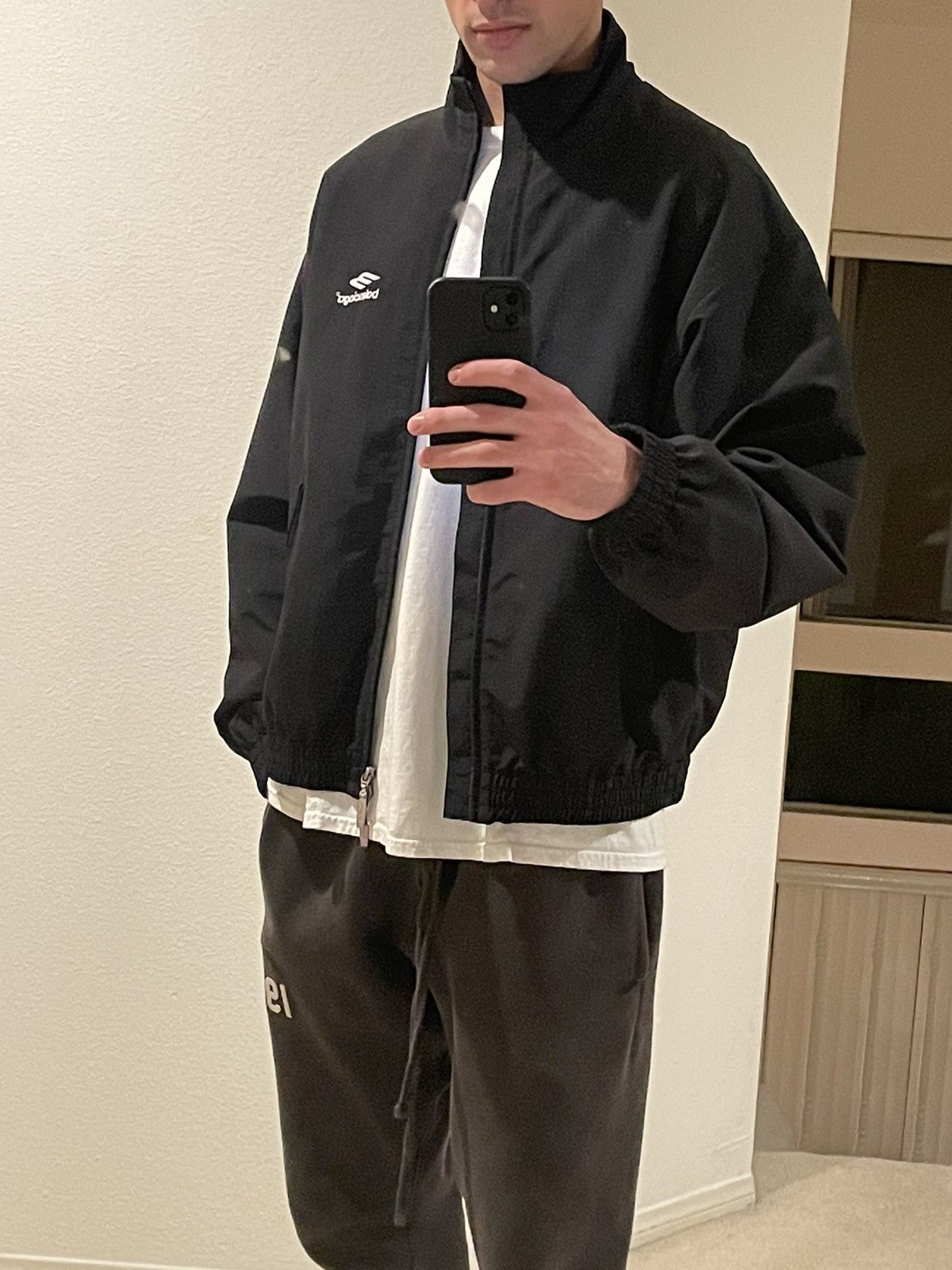 Balenciaga Balenciaga 3B Nylon Track Jacket | Grailed