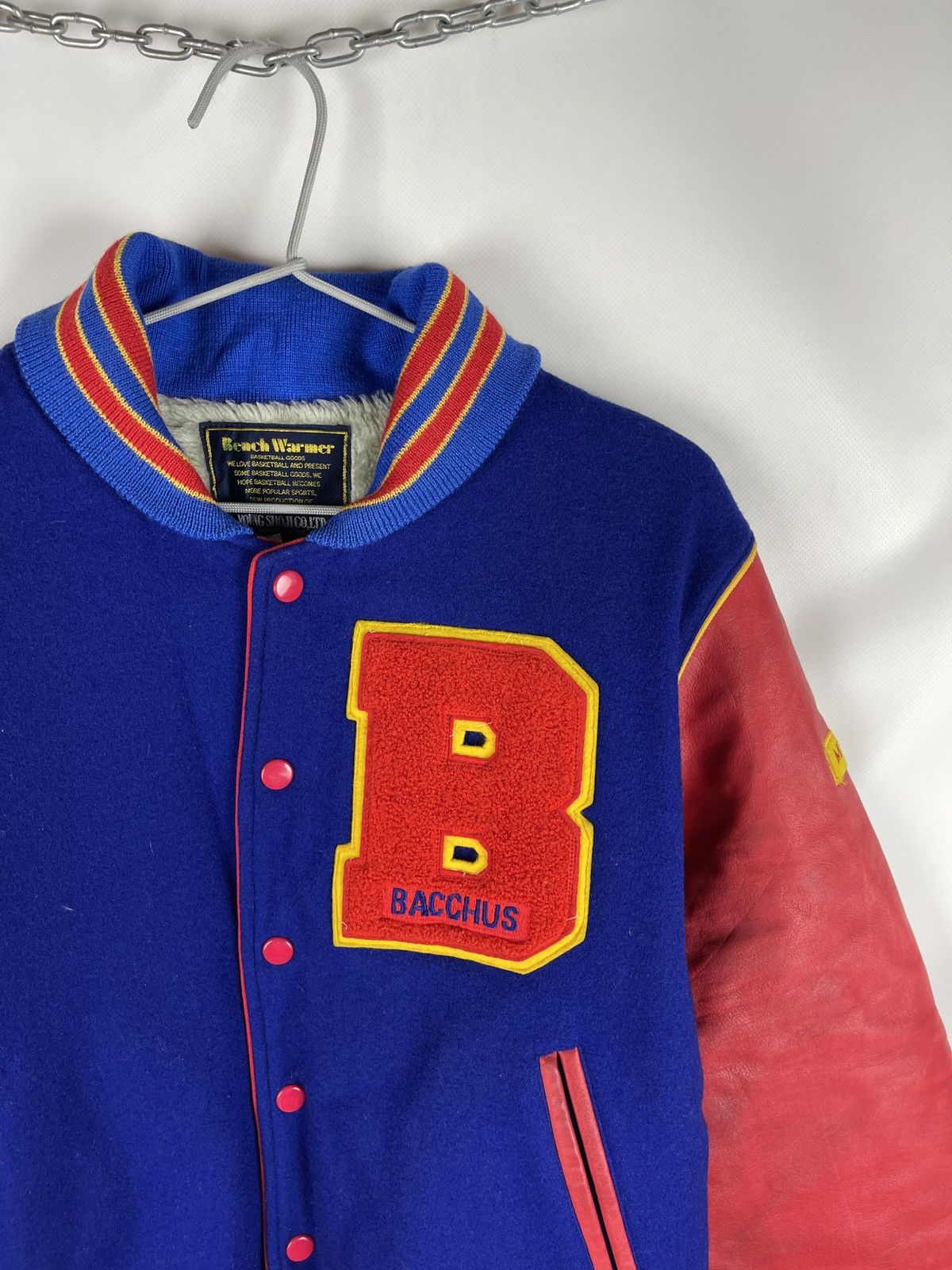 Japanese Brand Vintage Made in Japan Bacchus Aoyama Gakuin Varsity Jacket Size US M / EU 48-50 / 2 - 4 Thumbnail