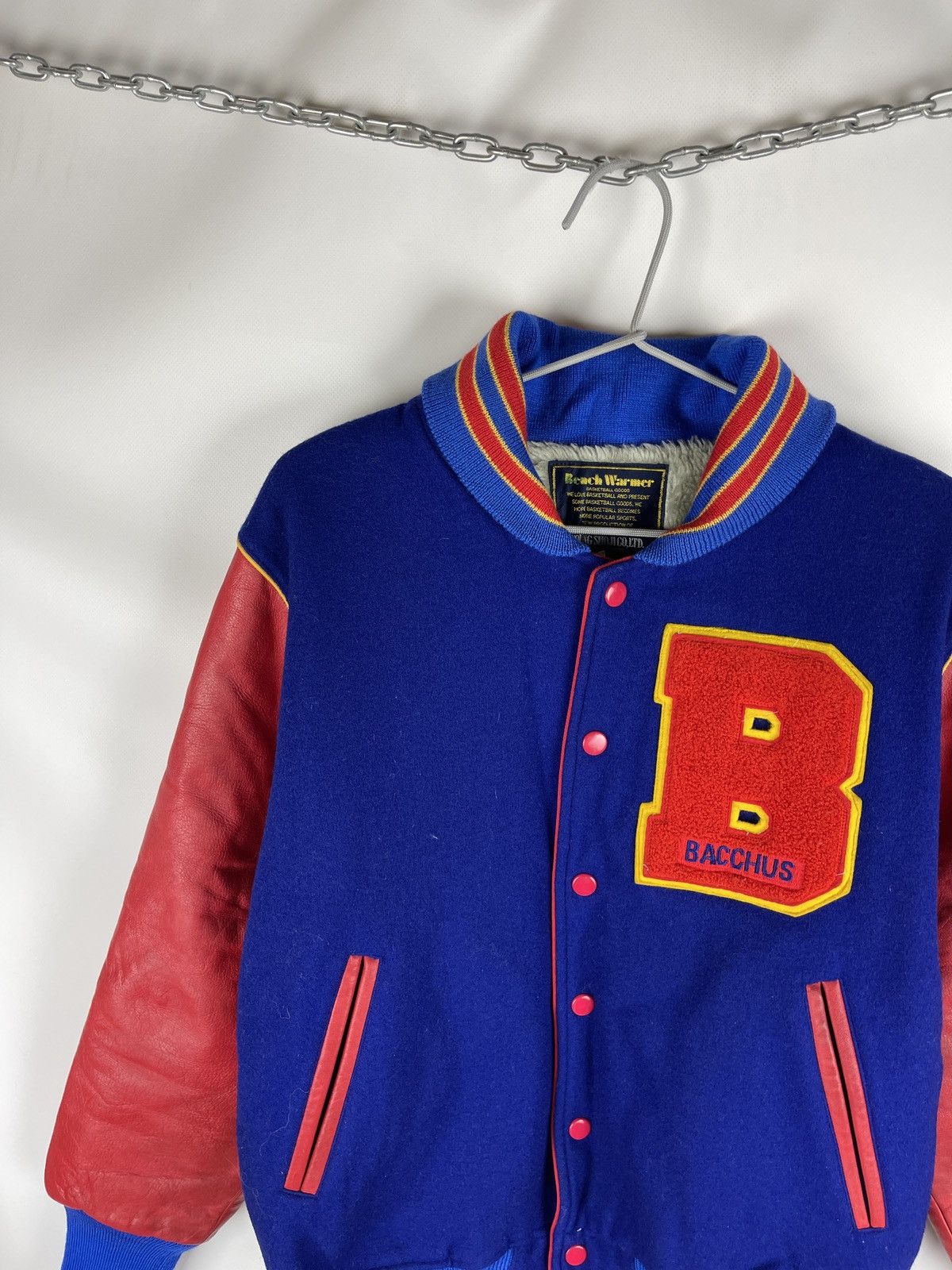 Japanese Brand Vintage Made in Japan Bacchus Aoyama Gakuin Varsity Jacket Size US M / EU 48-50 / 2 - 3 Thumbnail