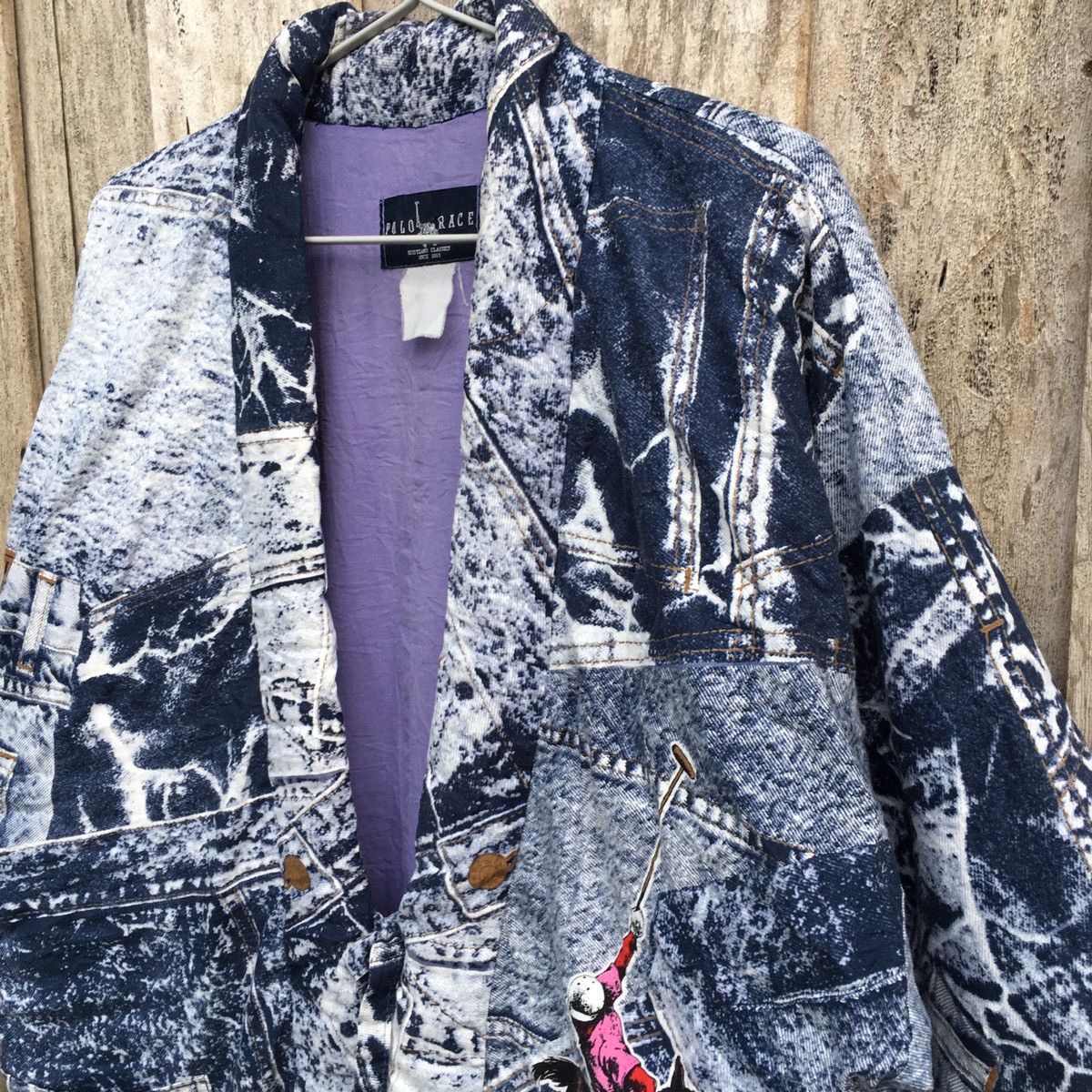 Japanese Brand × Vintage Japanese Kimono Polo Race Animated Big Logo Size US L / EU 52-54 / 3 - 3 Thumbnail