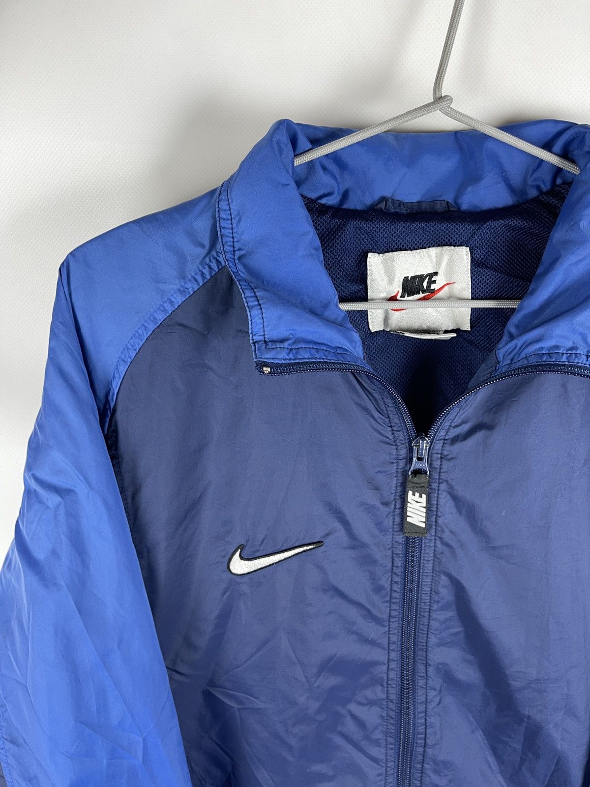 Nike Nike vintage 90s big logo light jacket swoosh Size US M / EU 48-50 / 2 - 8 Thumbnail