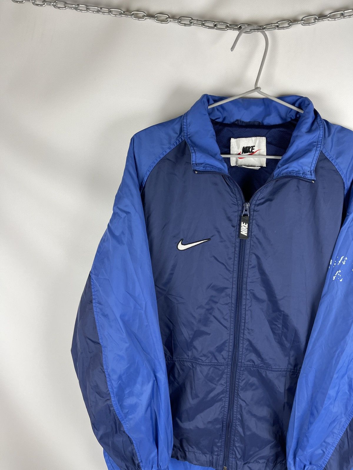 Nike Nike vintage 90s big logo light jacket swoosh Size US M / EU 48-50 / 2 - 3 Thumbnail