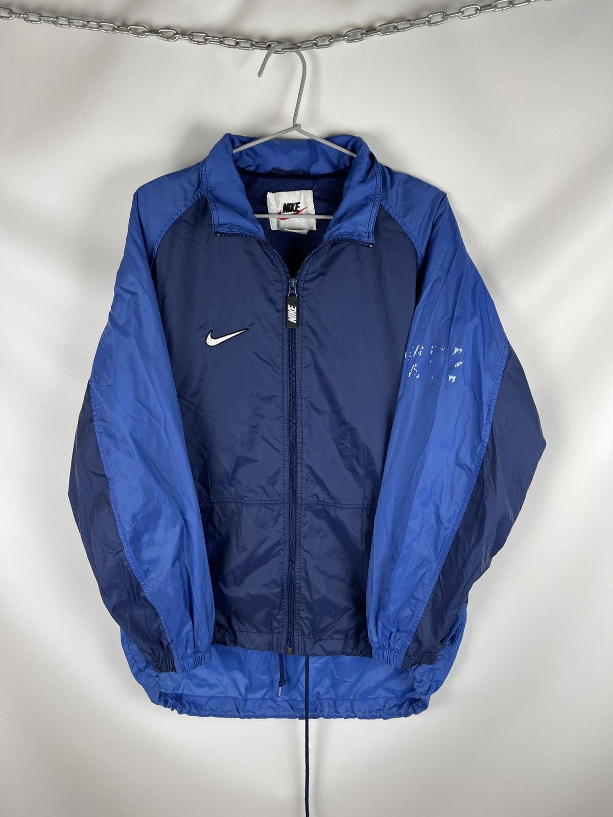 Nike Nike vintage 90s big logo light jacket swoosh Size US M / EU 48-50 / 2 - 1 Thumbnail
