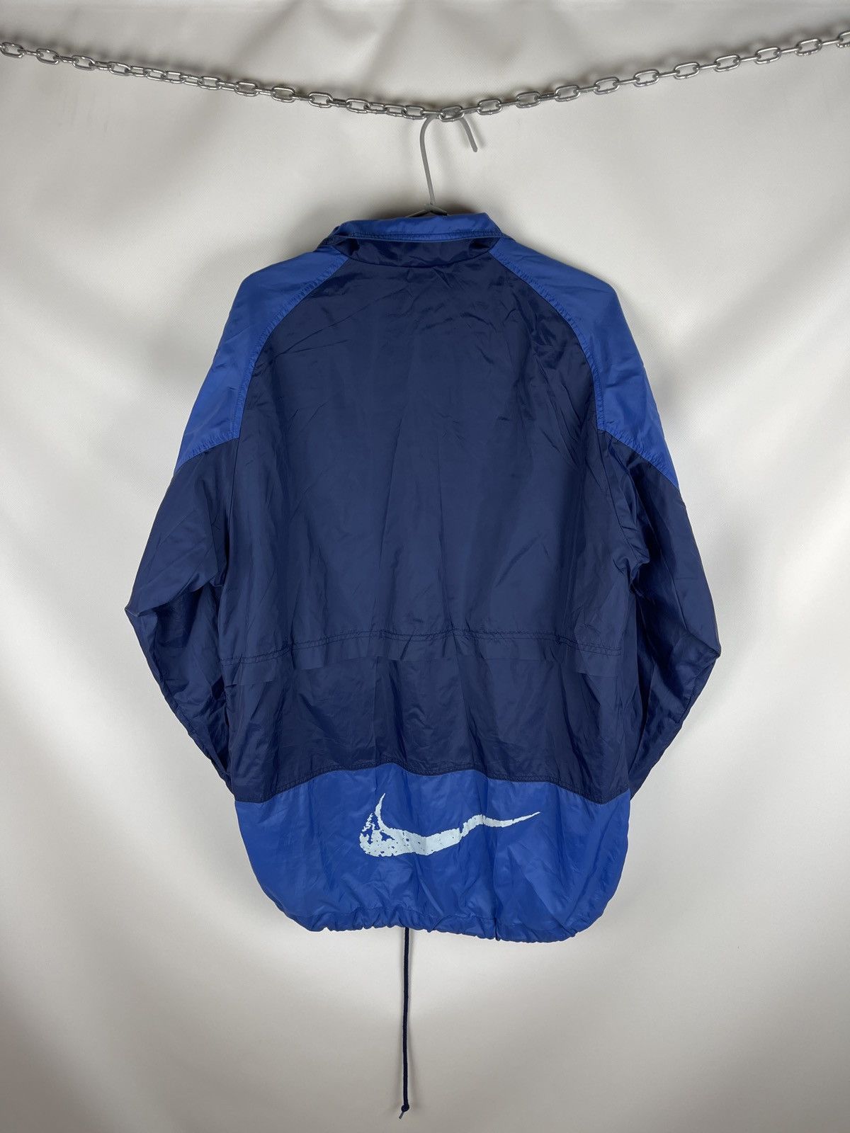 Nike Nike vintage 90s big logo light jacket swoosh Size US M / EU 48-50 / 2 - 2 Thumbnail