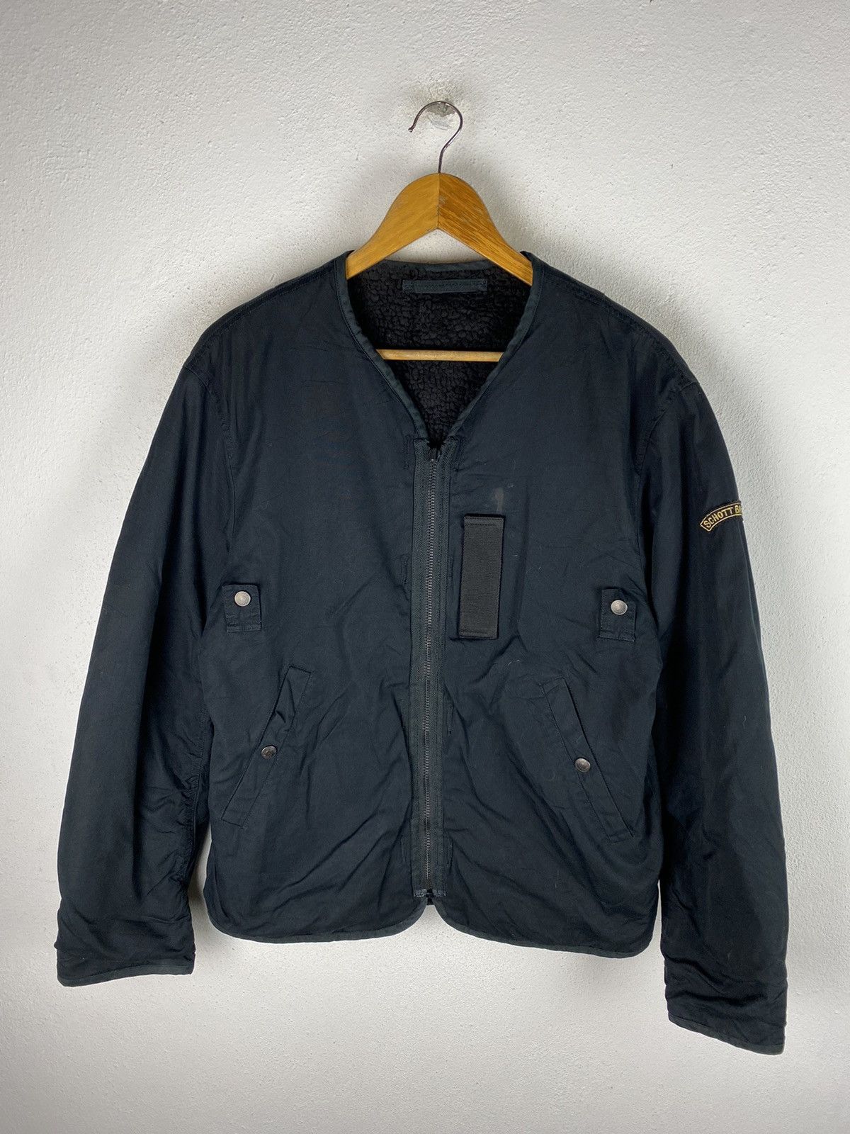 Schott SCHOTT NYC BOMBER STYLE JACKET MILITARY EQUIPMENT Size US M / EU 48-50 / 2 - 1 Thumbnail