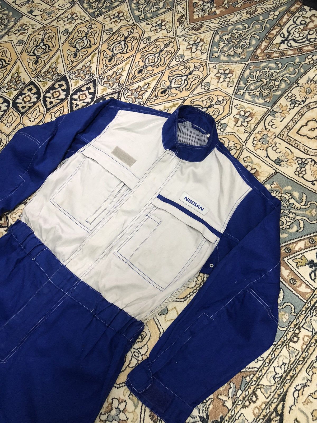 Sports Specialties Vintage Nissan Racing Team Worker Coverall/Jumpsuit Size US XL / EU 56 / 4 - 14 Thumbnail