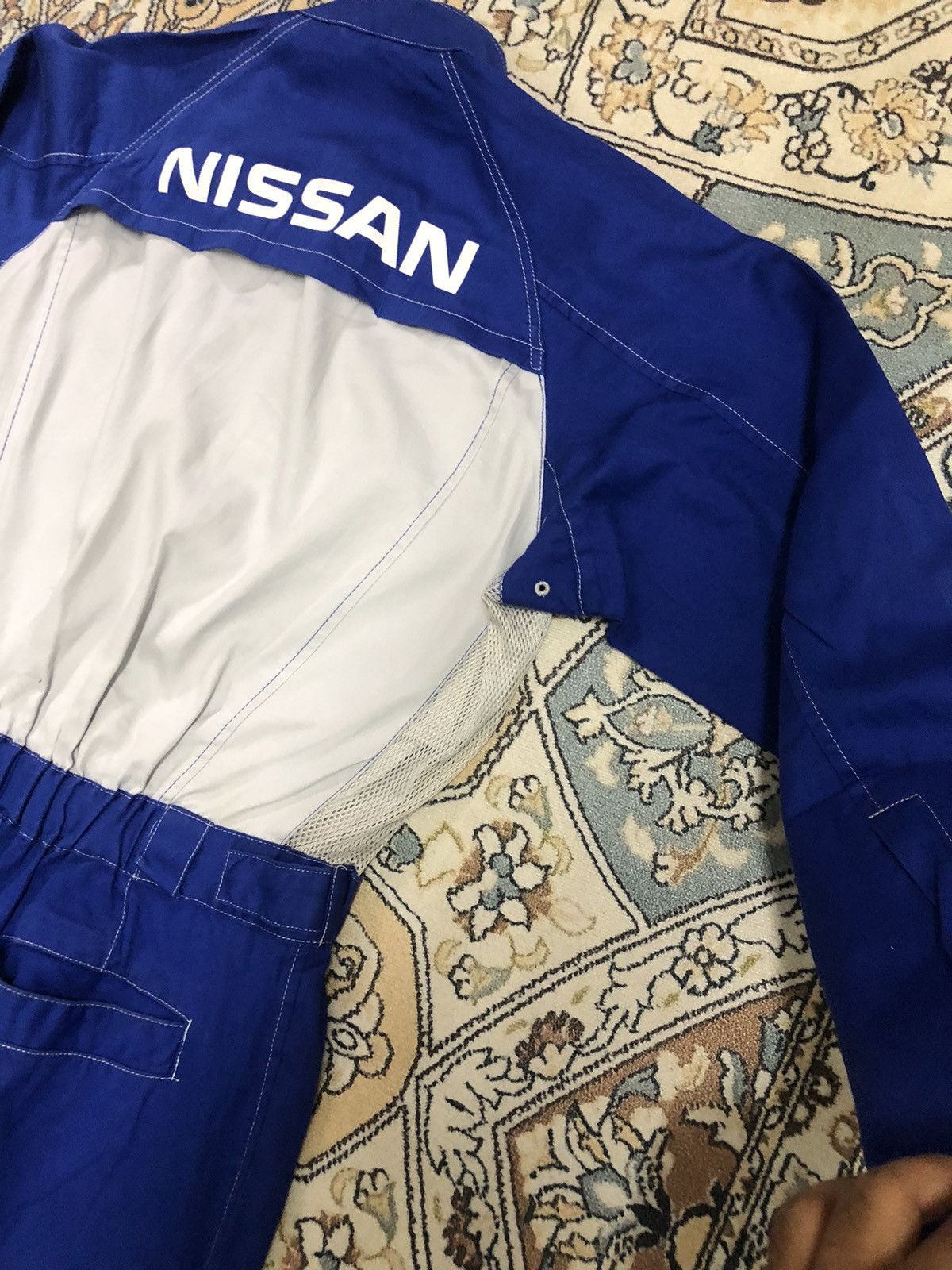 Sports Specialties Vintage Nissan Racing Team Worker Coverall/Jumpsuit Size US XL / EU 56 / 4 - 12 Thumbnail