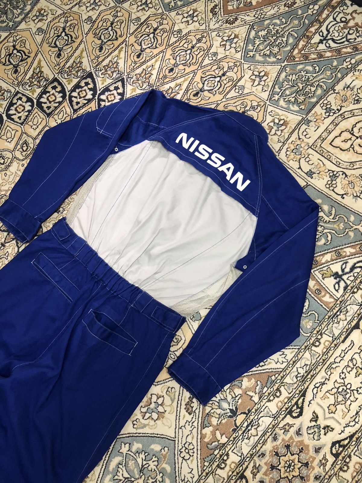 Sports Specialties Vintage Nissan Racing Team Worker Coverall/Jumpsuit Size US XL / EU 56 / 4 - 8 Thumbnail