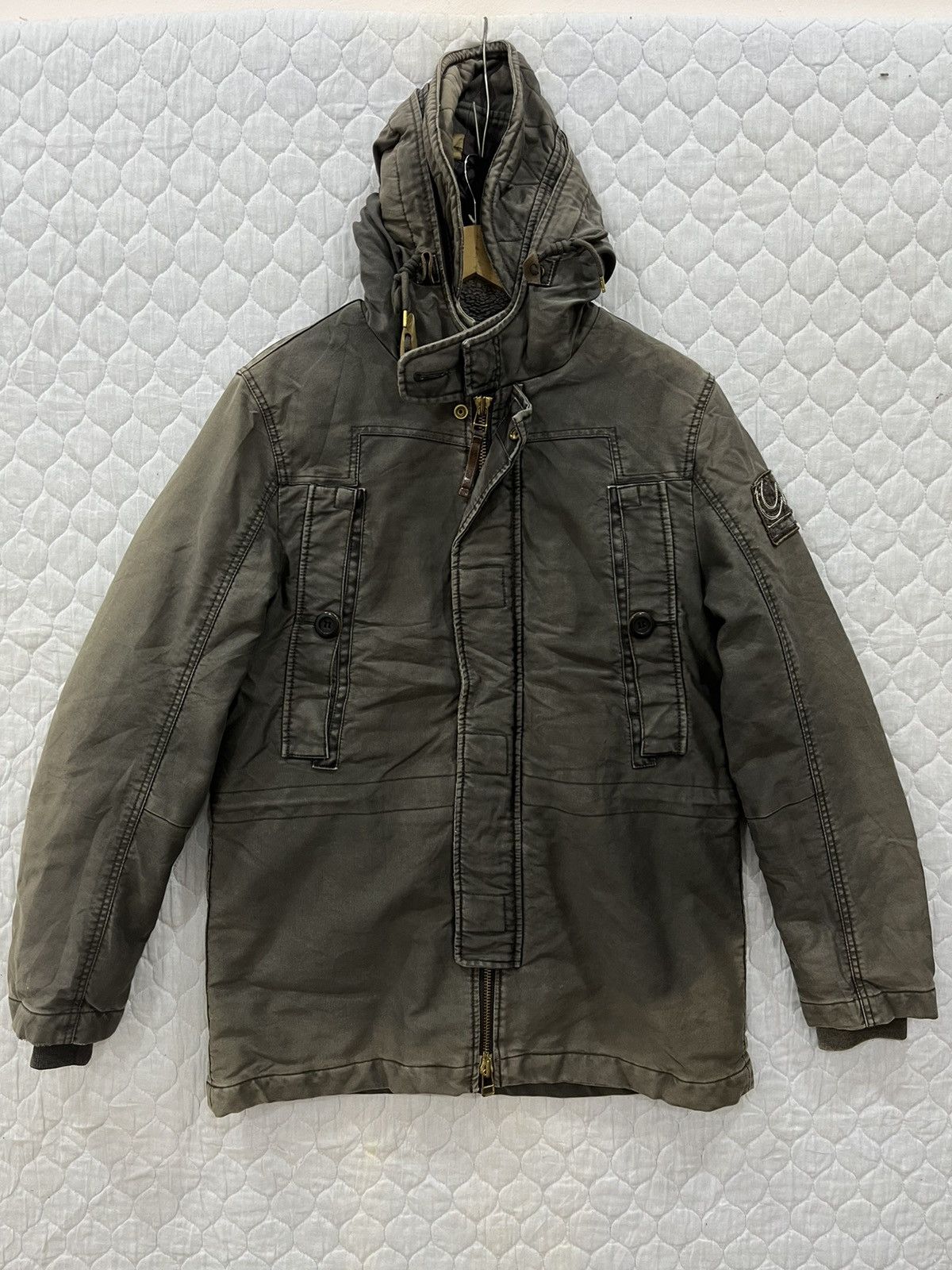 True Religion W. VINTAGE TRUE RELIGION DISTRESSED HOODIE JACKET Size US M / EU 48-50 / 2 - 1 Thumbnail