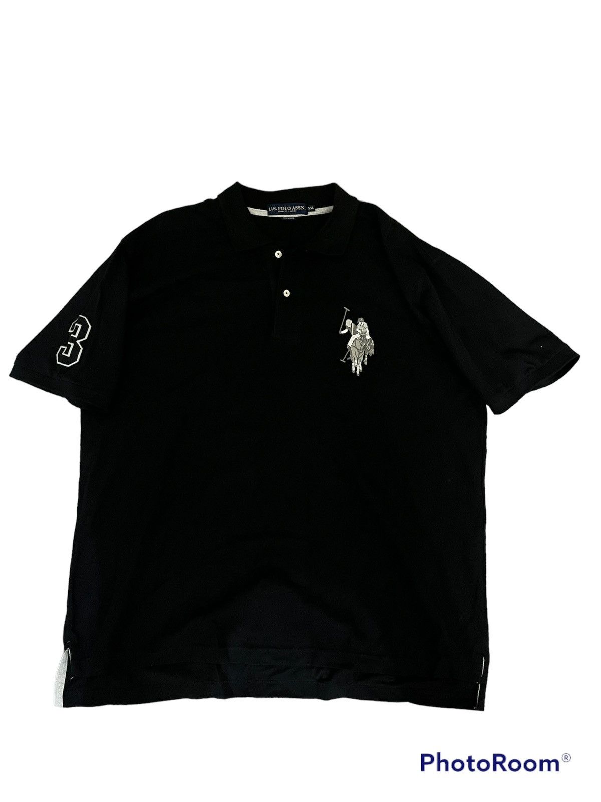 Polo Ralph Lauren black U.S polo assassin polo shirt Grailed