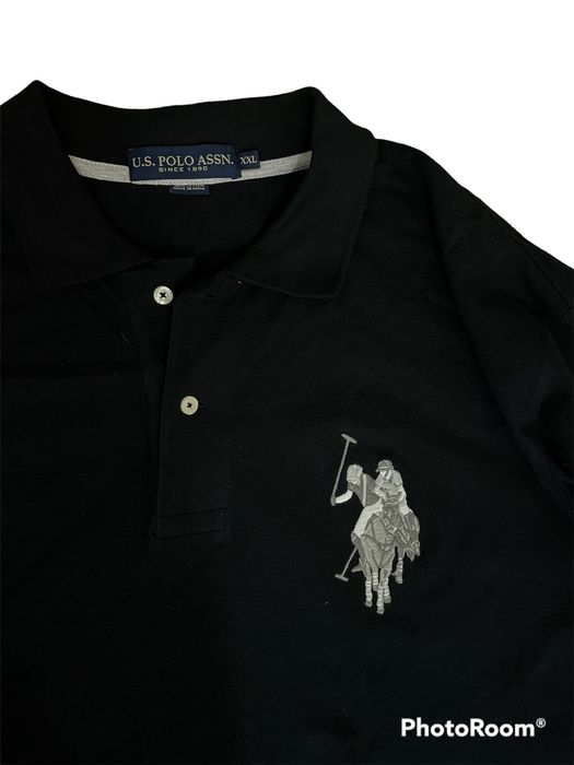 Polo Ralph Lauren black U.S polo assassin polo shirt Grailed