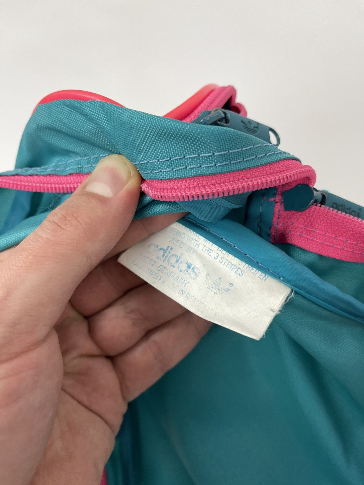 Adidas Adidas West Germany blue mini backpack big logo Size ONE SIZE - 15 Thumbnail