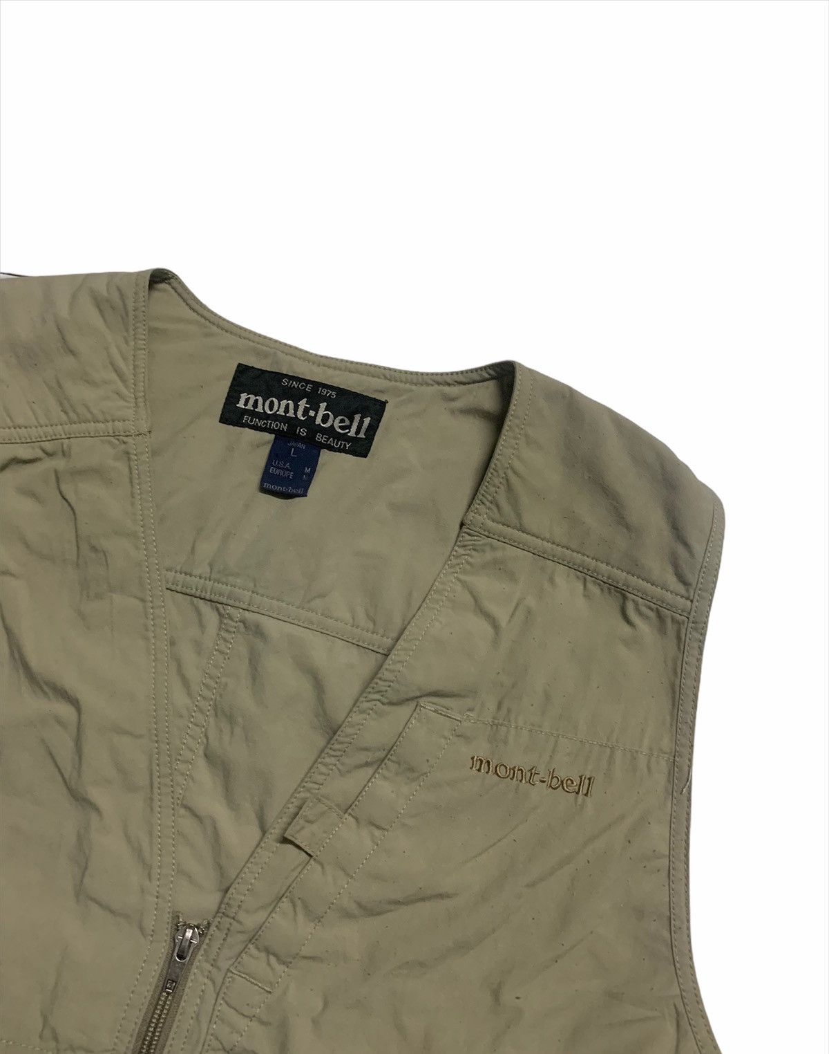 Japanese Brand × Montbell Vintage Montbell Japan outdoor nylon vest Size US L / EU 52-54 / 3 - 5 Thumbnail