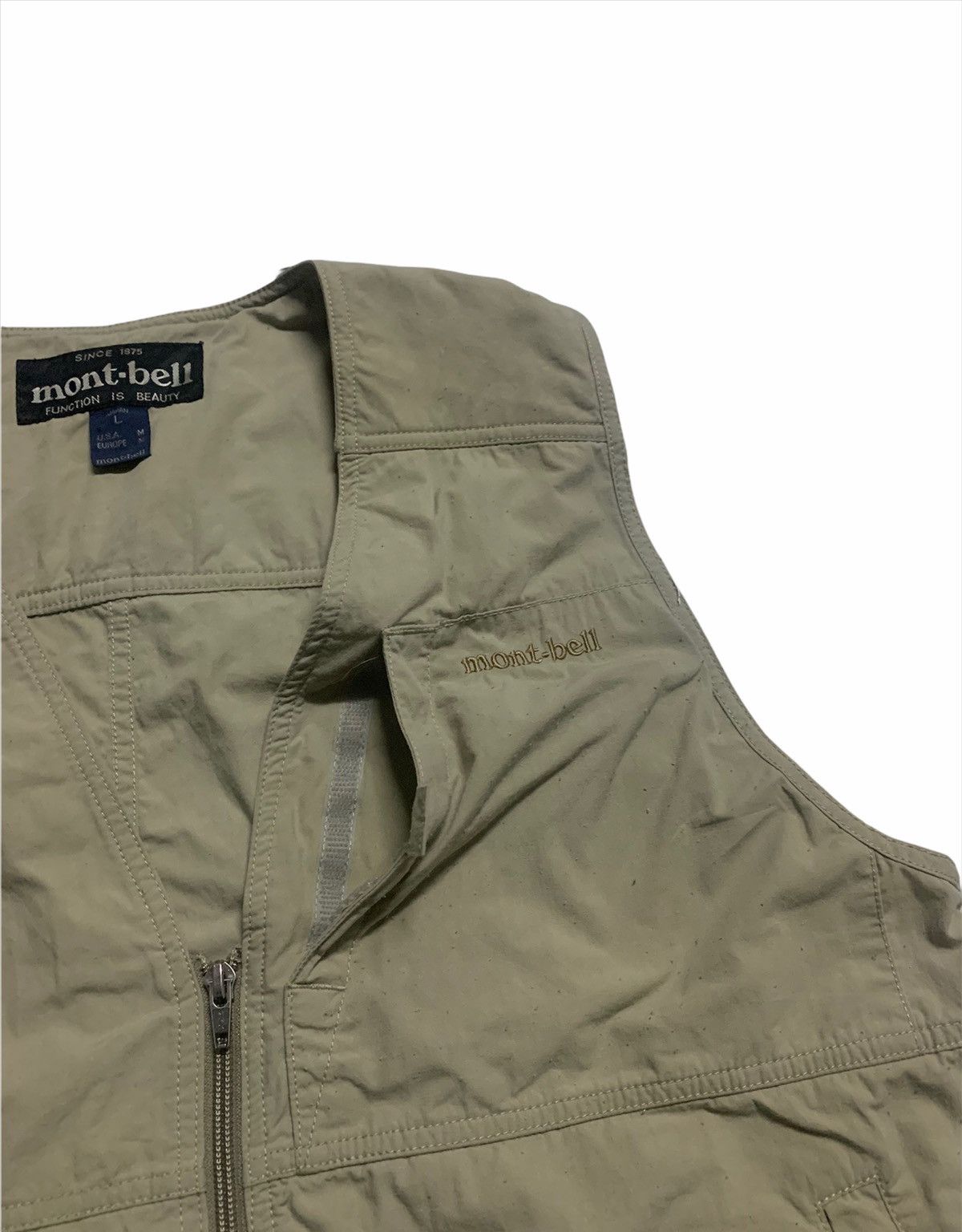 Japanese Brand × Montbell Vintage Montbell Japan outdoor nylon vest Size US L / EU 52-54 / 3 - 4 Thumbnail