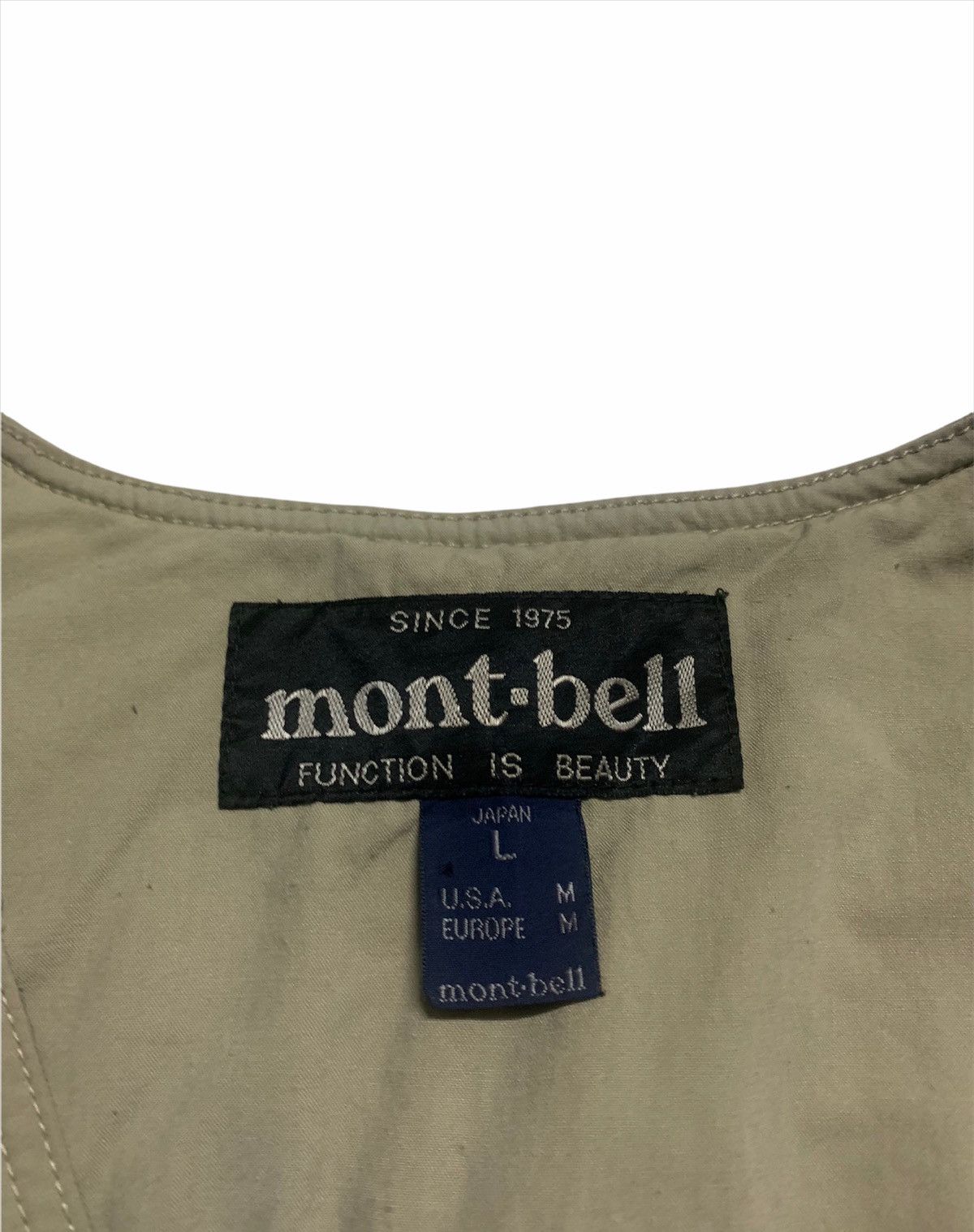 Japanese Brand × Montbell Vintage Montbell Japan outdoor nylon vest Size US L / EU 52-54 / 3 - 3 Thumbnail