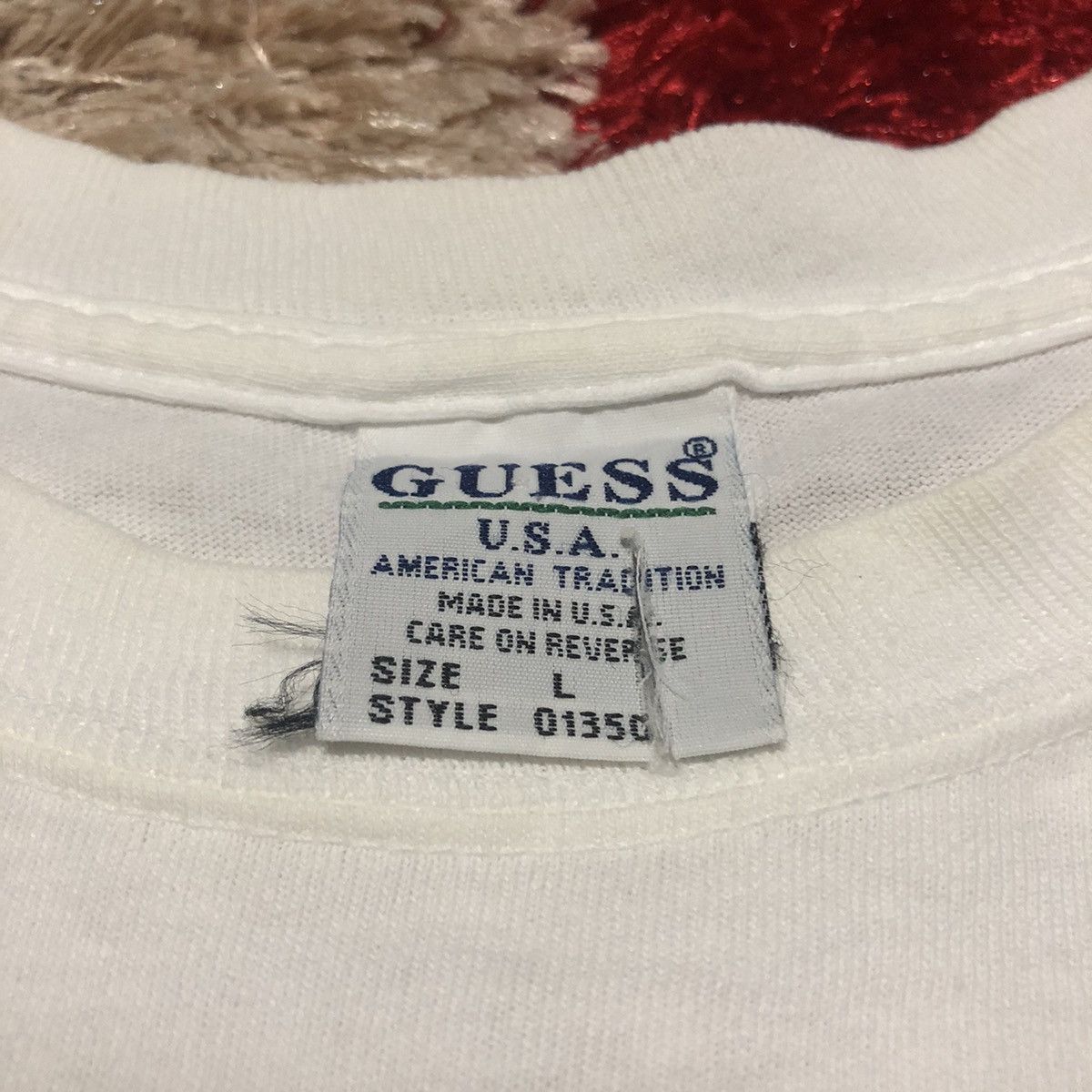 Guess Rare‼️🔥Vintage Guess Flag T-Shirt Size US L / EU 52-54 / 3 - 7 Thumbnail