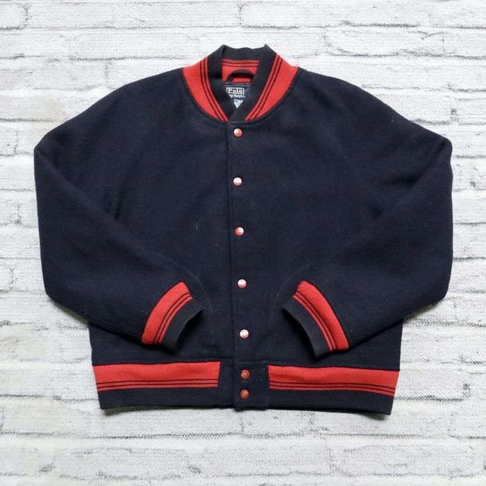 Polo Ralph Lauren Vintage 90s Polo Ralph Lauren Wool Varsity