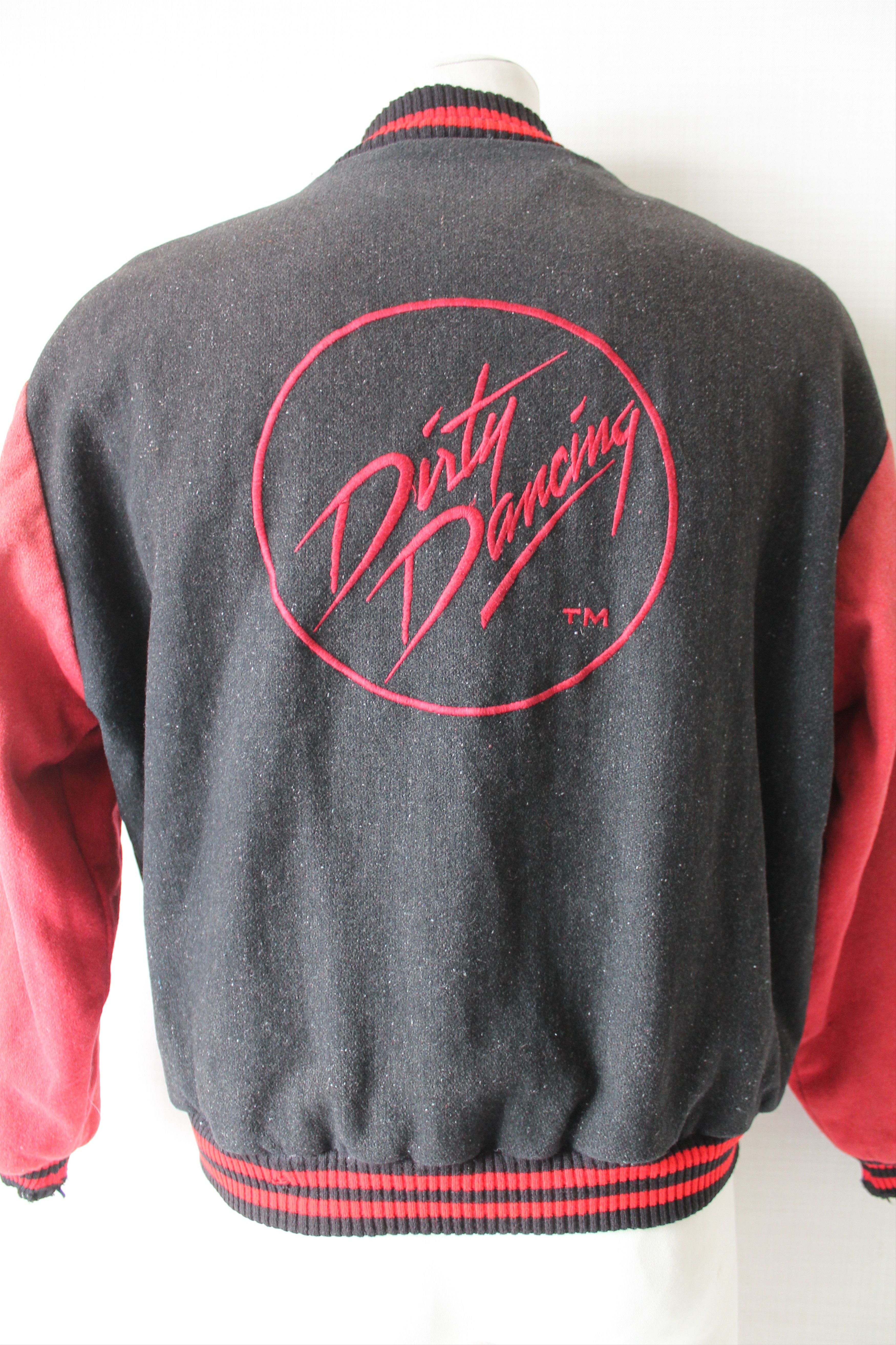 Other DIRTY DANCING Wool Bomber Varsity Jacket Worn Faded Size US L / EU 52-54 / 3 - 8 Thumbnail