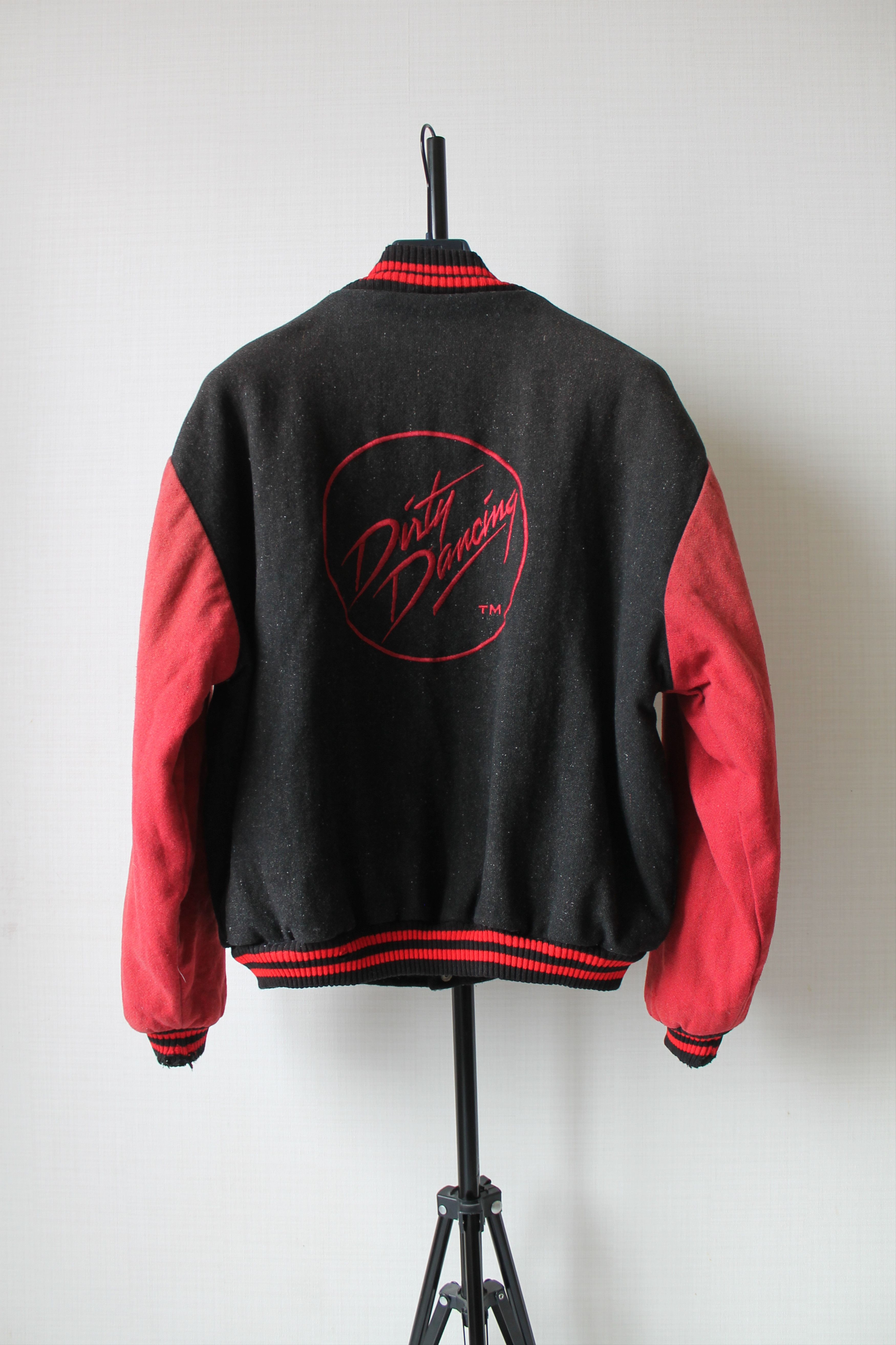 Other DIRTY DANCING Wool Bomber Varsity Jacket Worn Faded Size US L / EU 52-54 / 3 - 5 Thumbnail