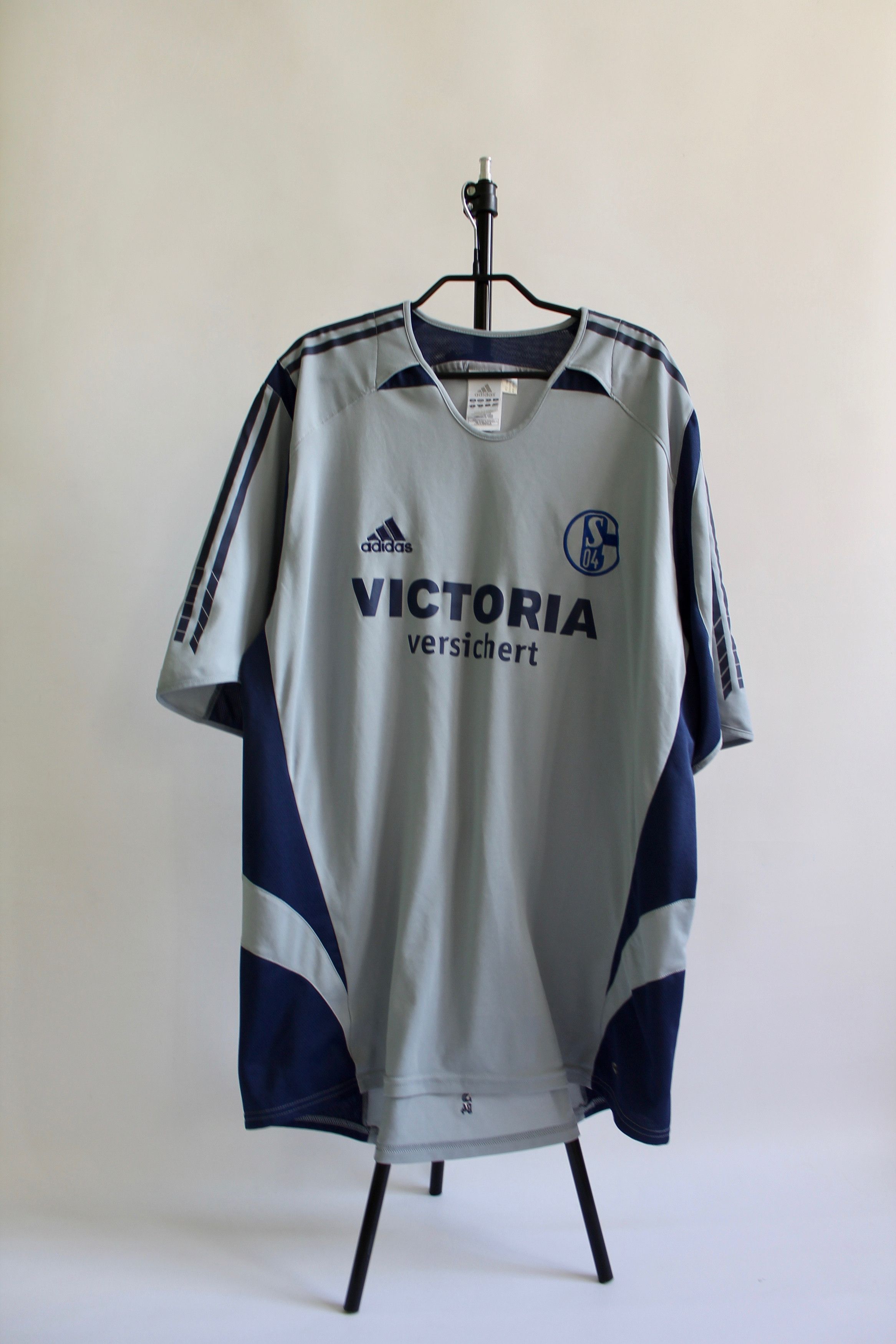 Adidas 2005 / 2006 Schalke 04 Away Soccer Football team jersey Size US XXL / EU 58 / 5 - 8 Thumbnail