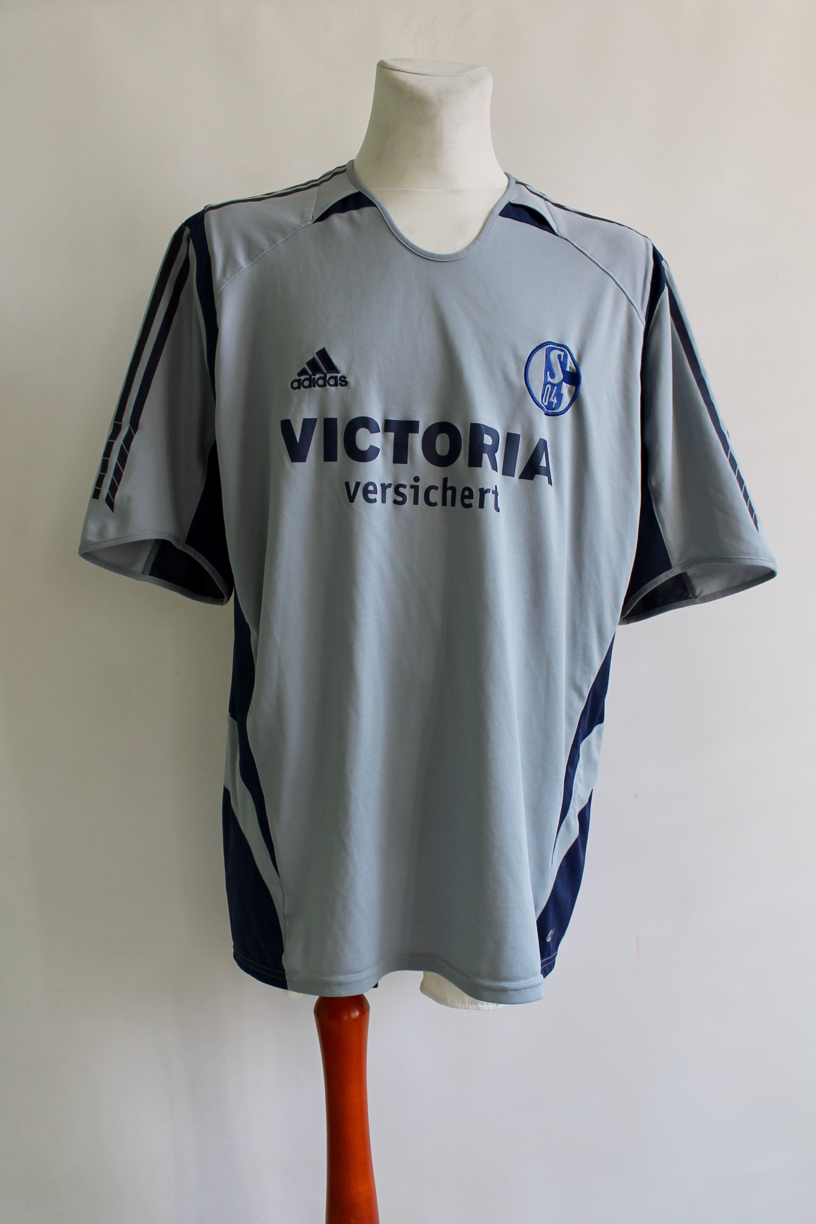 Adidas 2005 / 2006 Schalke 04 Away Soccer Football team jersey Size US XXL / EU 58 / 5 - 1 Thumbnail