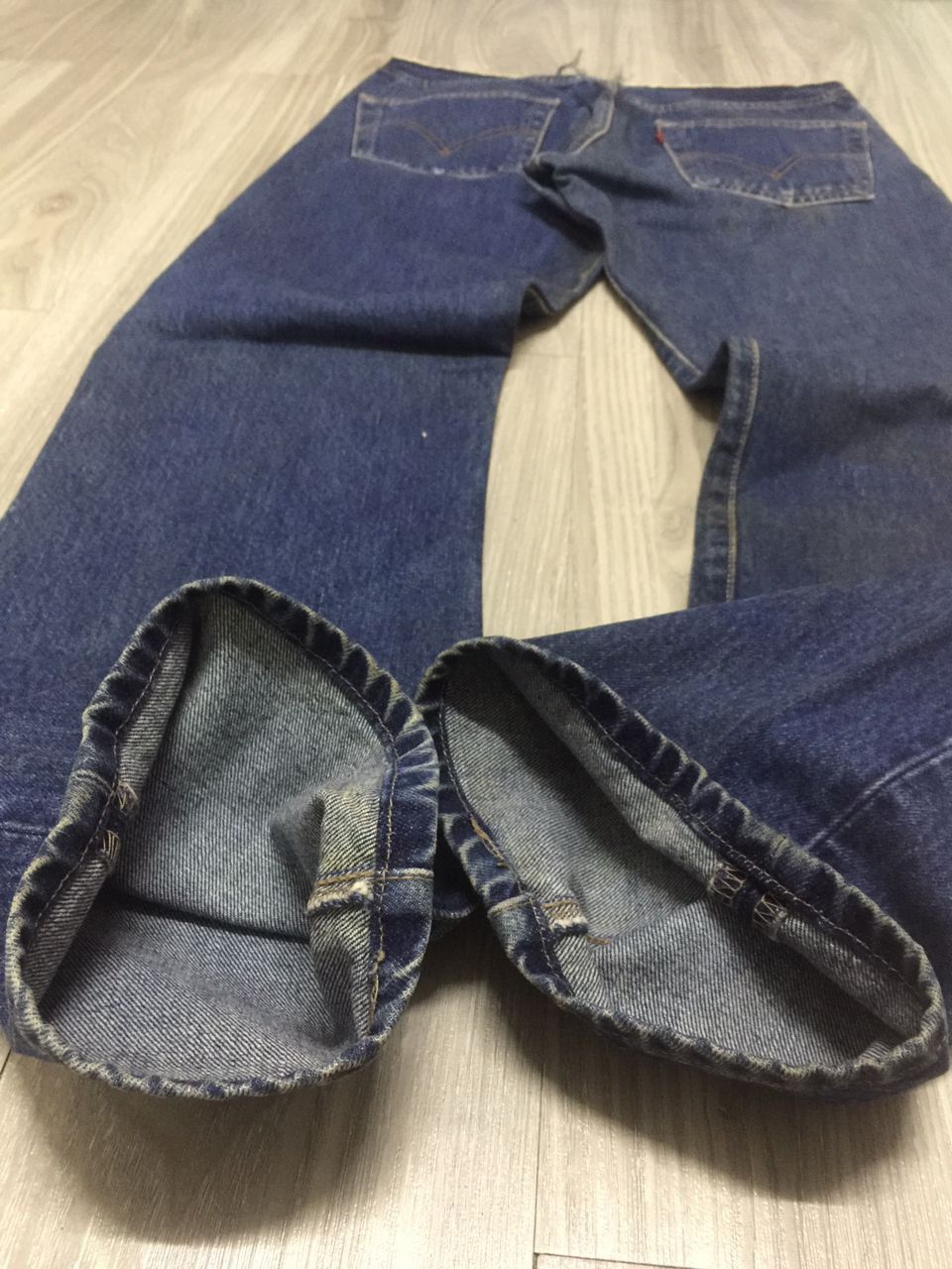 Levi's × Levi's Vintage Clothing Levis 501 Hybrid Artisanal Half Waist Belt-loop Size US 29 - 17 Thumbnail