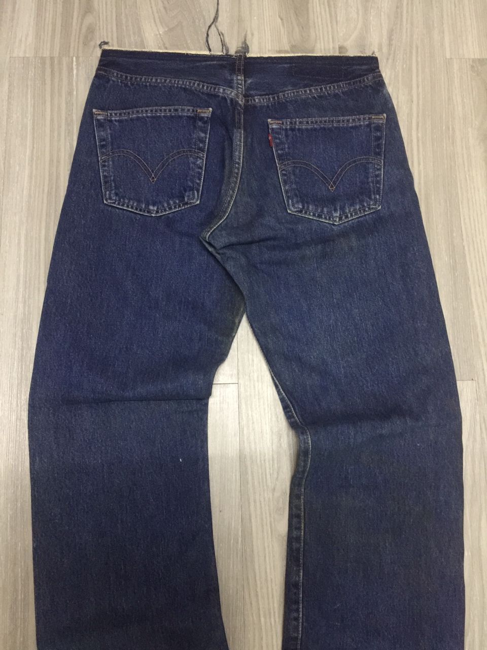 Levi's × Levi's Vintage Clothing Levis 501 Hybrid Artisanal Half Waist Belt-loop Size US 29 - 15 Thumbnail