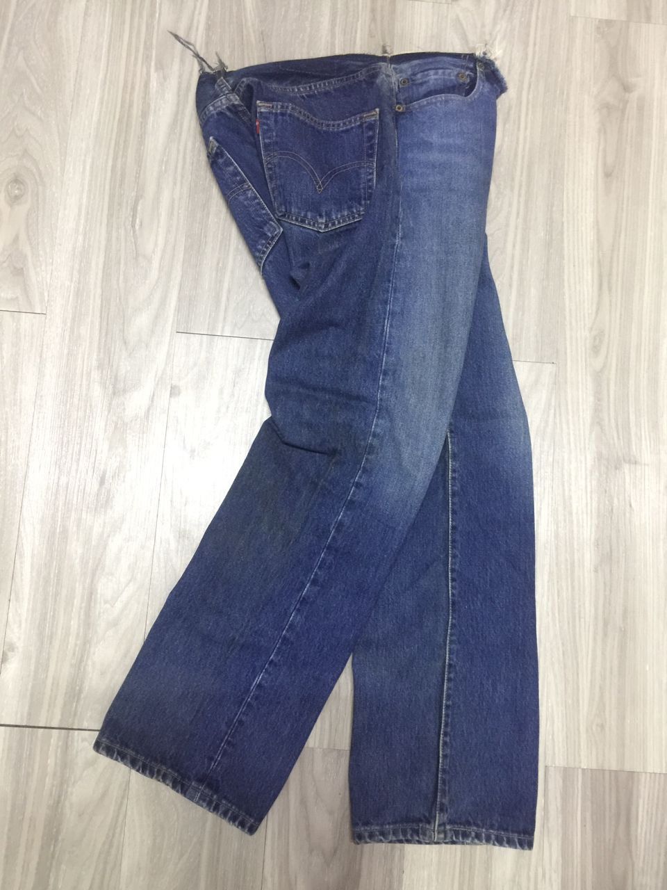 Levi's × Levi's Vintage Clothing Levis 501 Hybrid Artisanal Half Waist Belt-loop Size US 29 - 3 Thumbnail