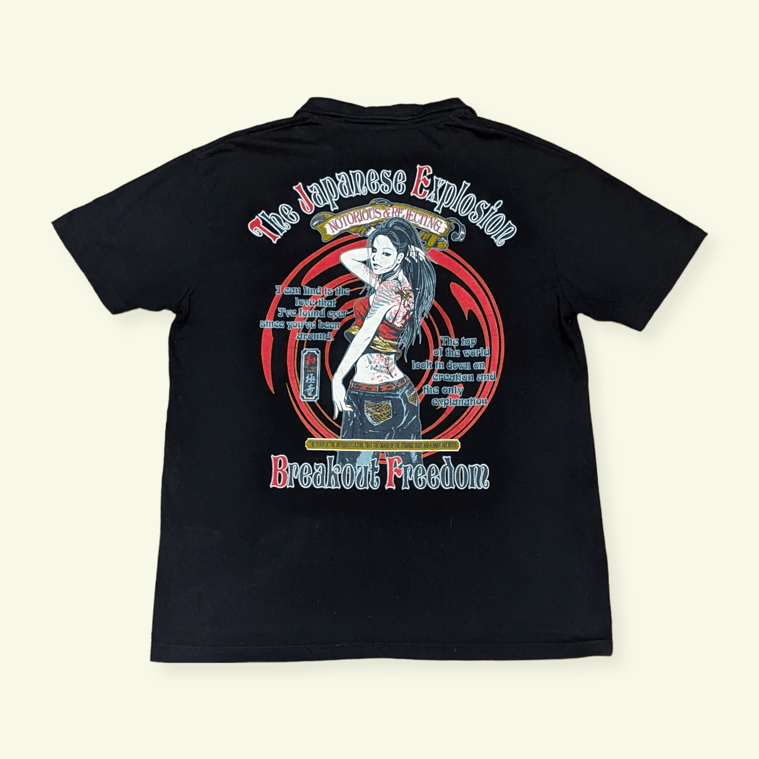 Anime × Japanese Brand × Vintage Vintage 90s The Fusion Anime Girl Sukajan Collar T shirt Size US L / EU 52-54 / 3 - 2 Thumbnail