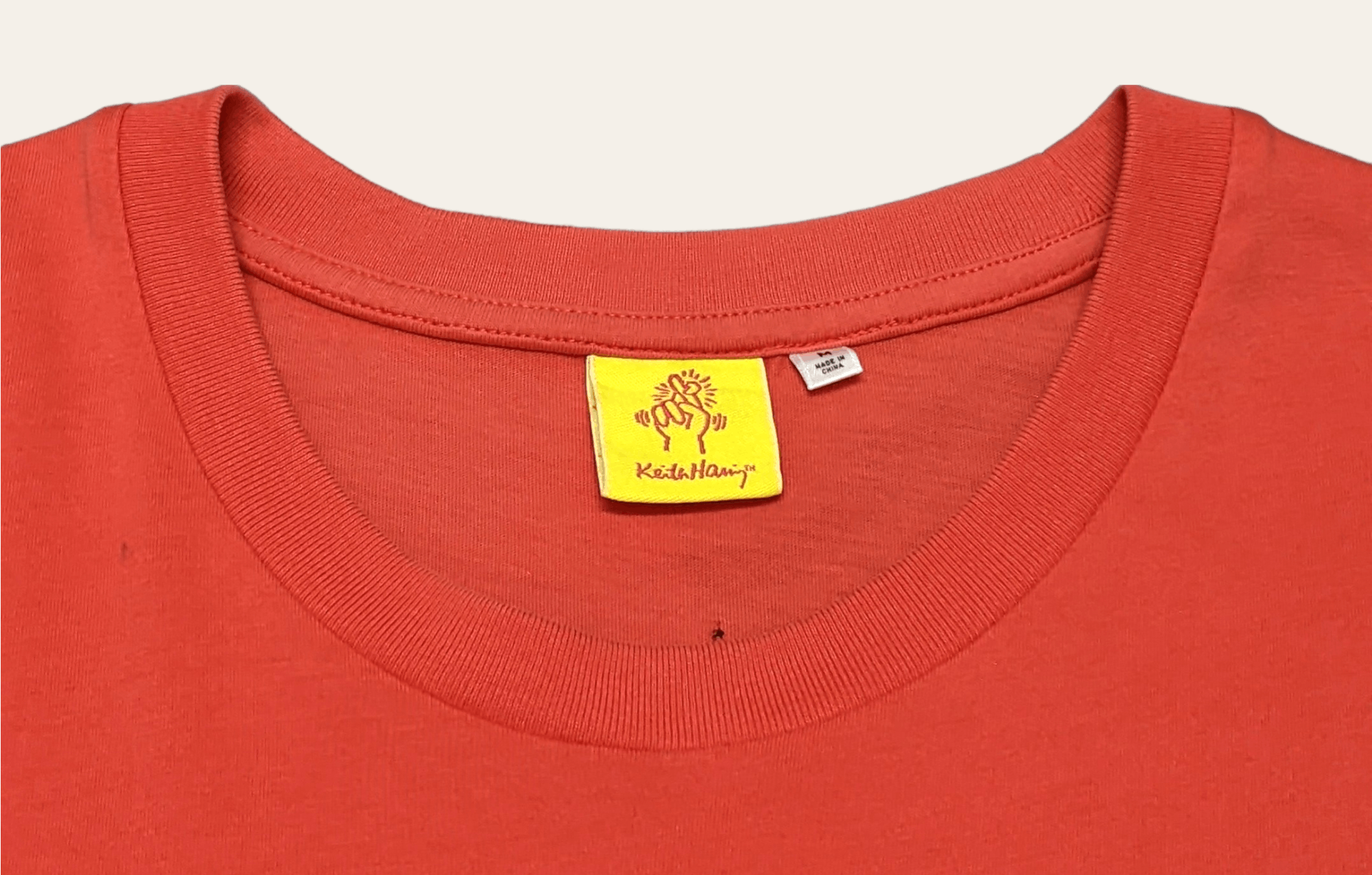Keith Haring × Vintage Vintage Keith Haring One Heart Artwork Pocket T shirt Size US M / EU 48-50 / 2 - 4 Thumbnail