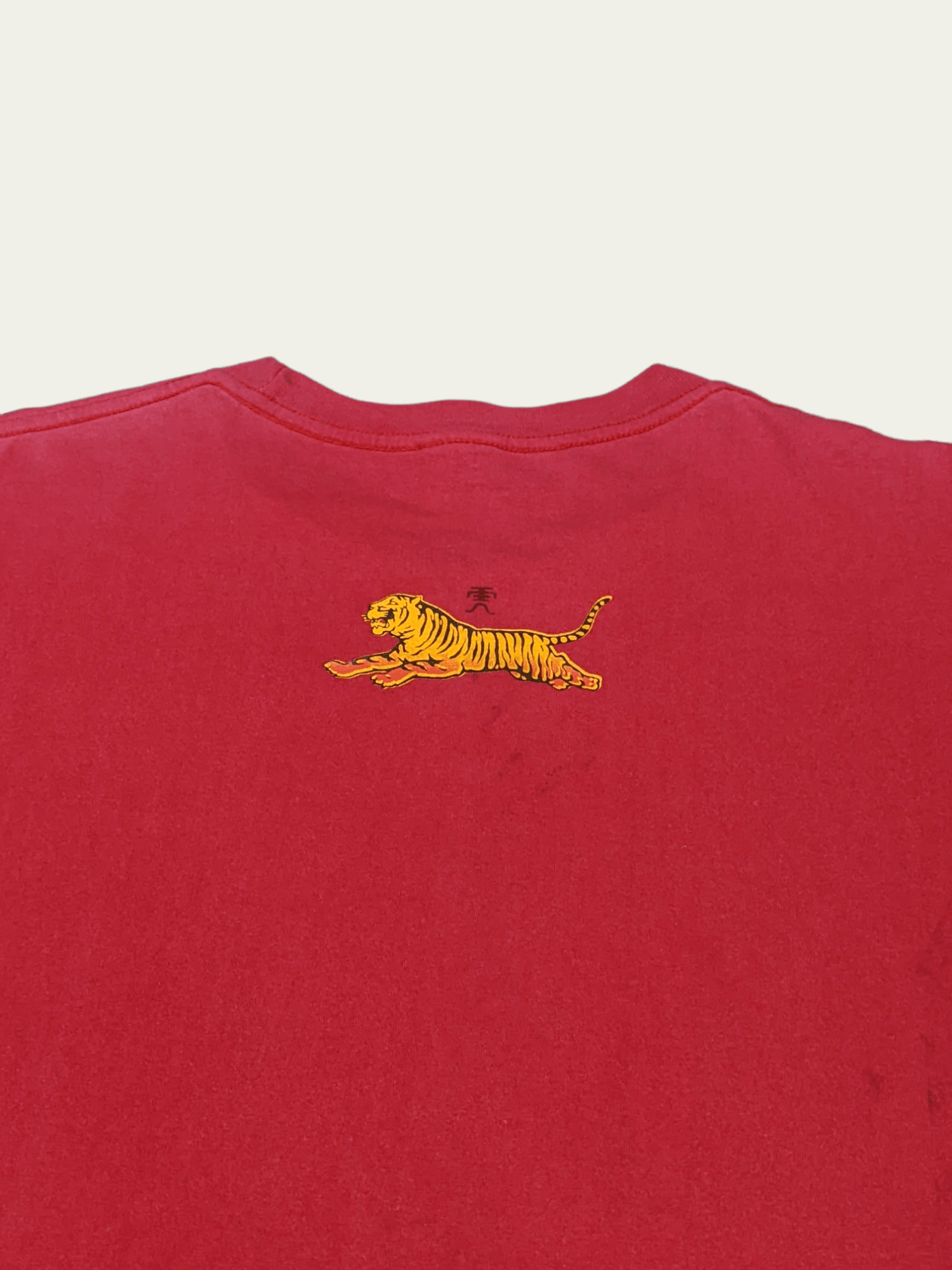 Japanese Brand × Vintage Vintage 90s Tiger Medicated Plaster Promo T shirt Size US L / EU 52-54 / 3 - 4 Thumbnail