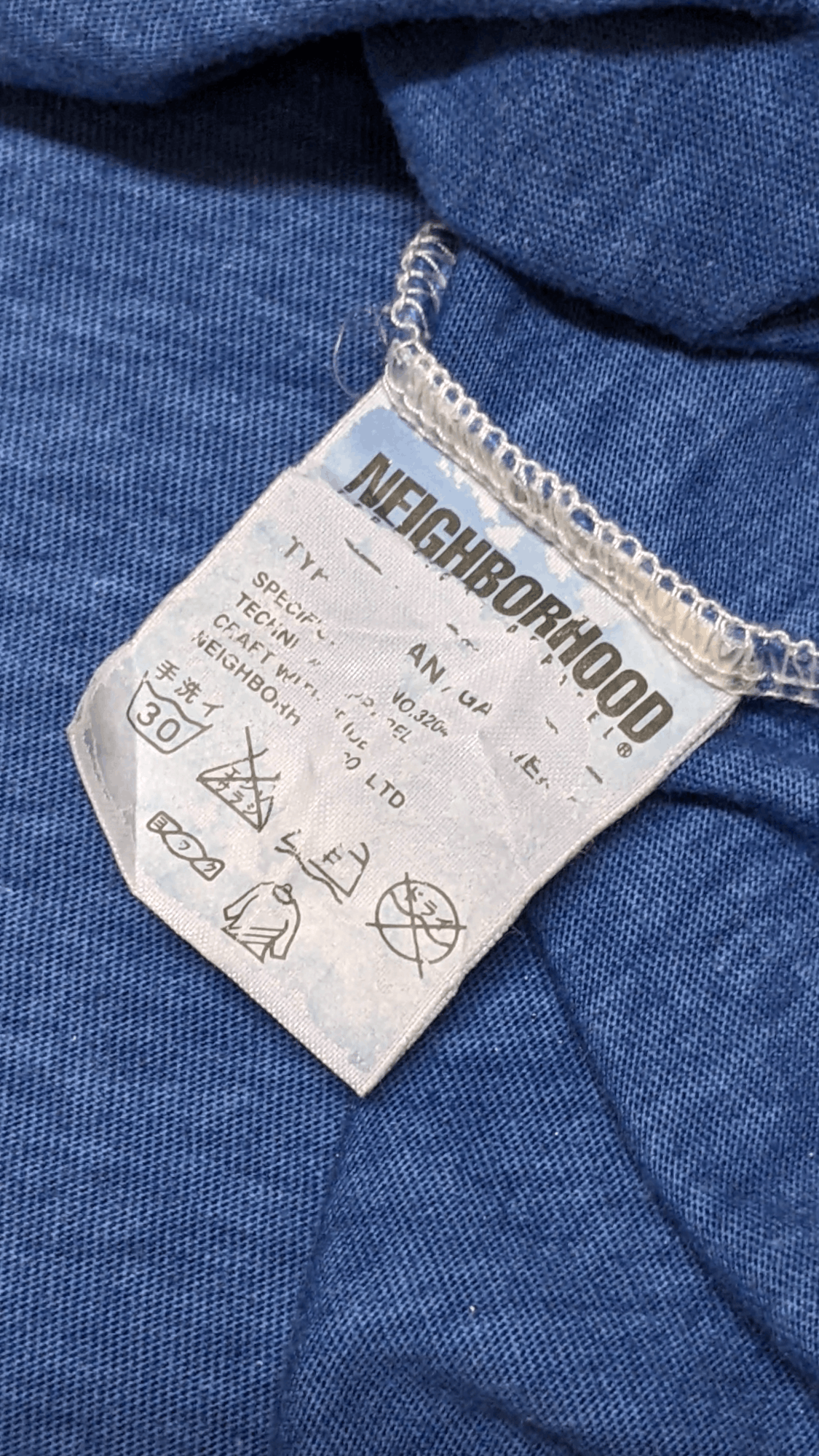 Japanese Brand × Neighborhood × Vintage Vintage Neighborhood NBHD Skull Tag Faded Style T shirt Size US M / EU 48-50 / 2 - 9 Thumbnail