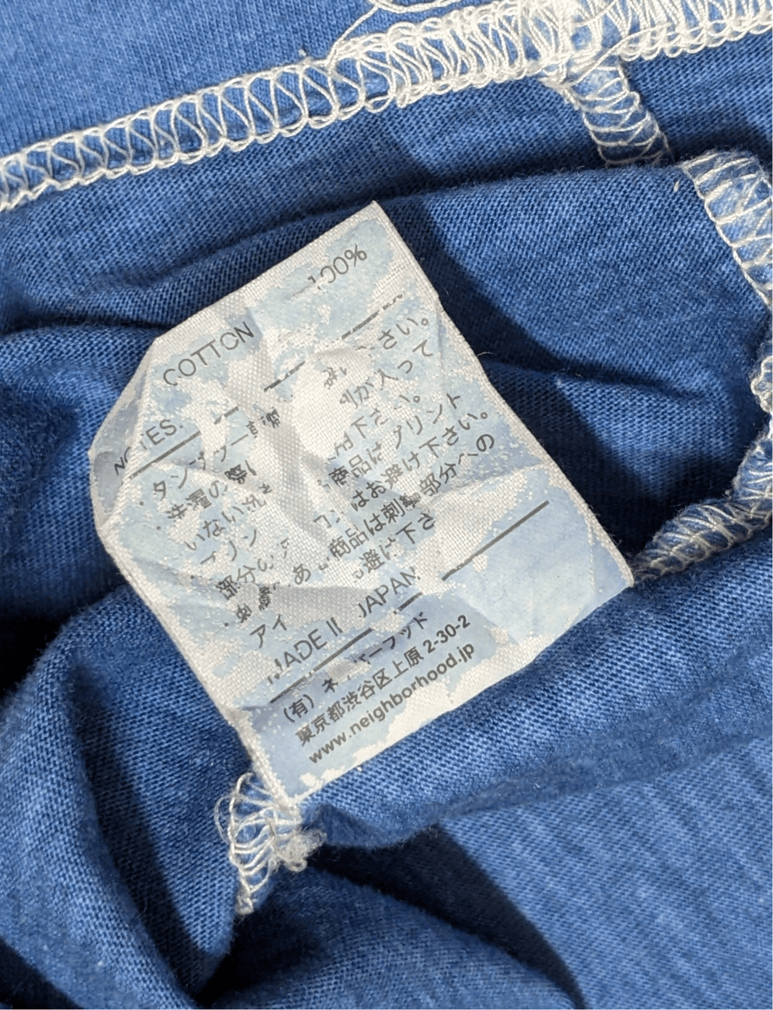 Japanese Brand × Neighborhood × Vintage Vintage Neighborhood NBHD Skull Tag Faded Style T shirt Size US M / EU 48-50 / 2 - 10 Thumbnail