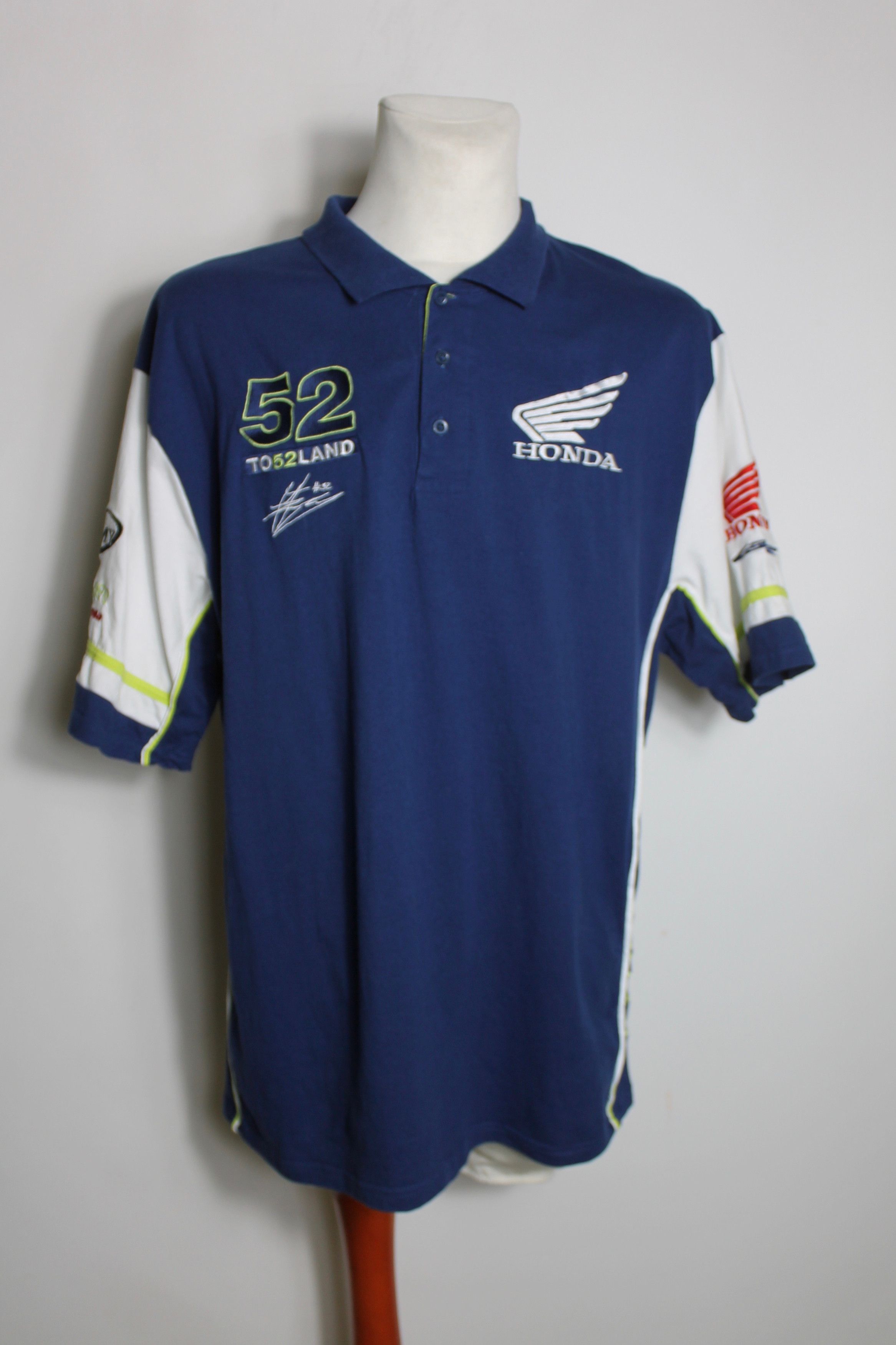 Honda HONDA Ten Kate 52 Clintch motorsport polo shirt XXL Racing Size US XXL / EU 58 / 5 - 8 Thumbnail