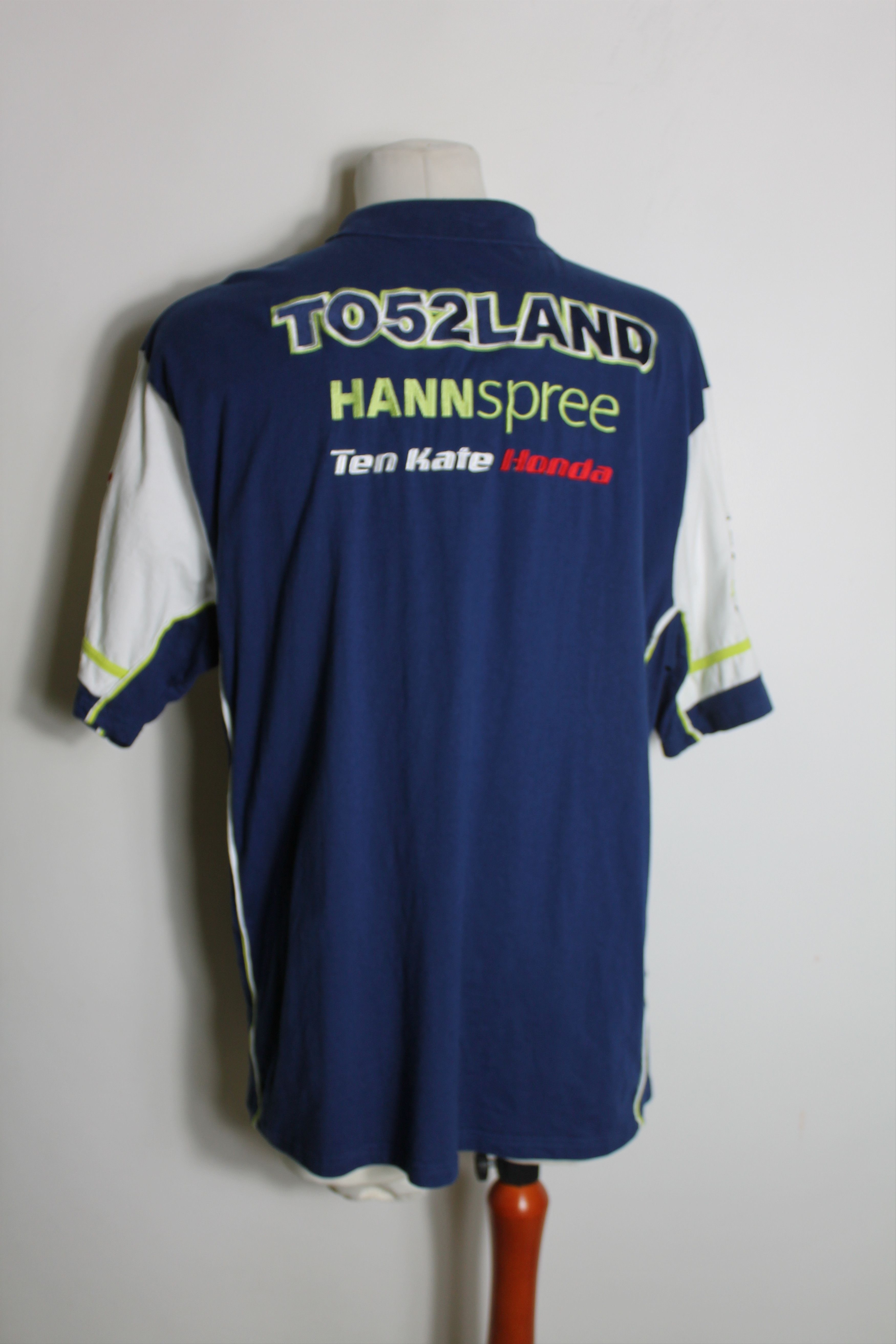 Honda HONDA Ten Kate 52 Clintch motorsport polo shirt XXL Racing Size US XXL / EU 58 / 5 - 9 Thumbnail