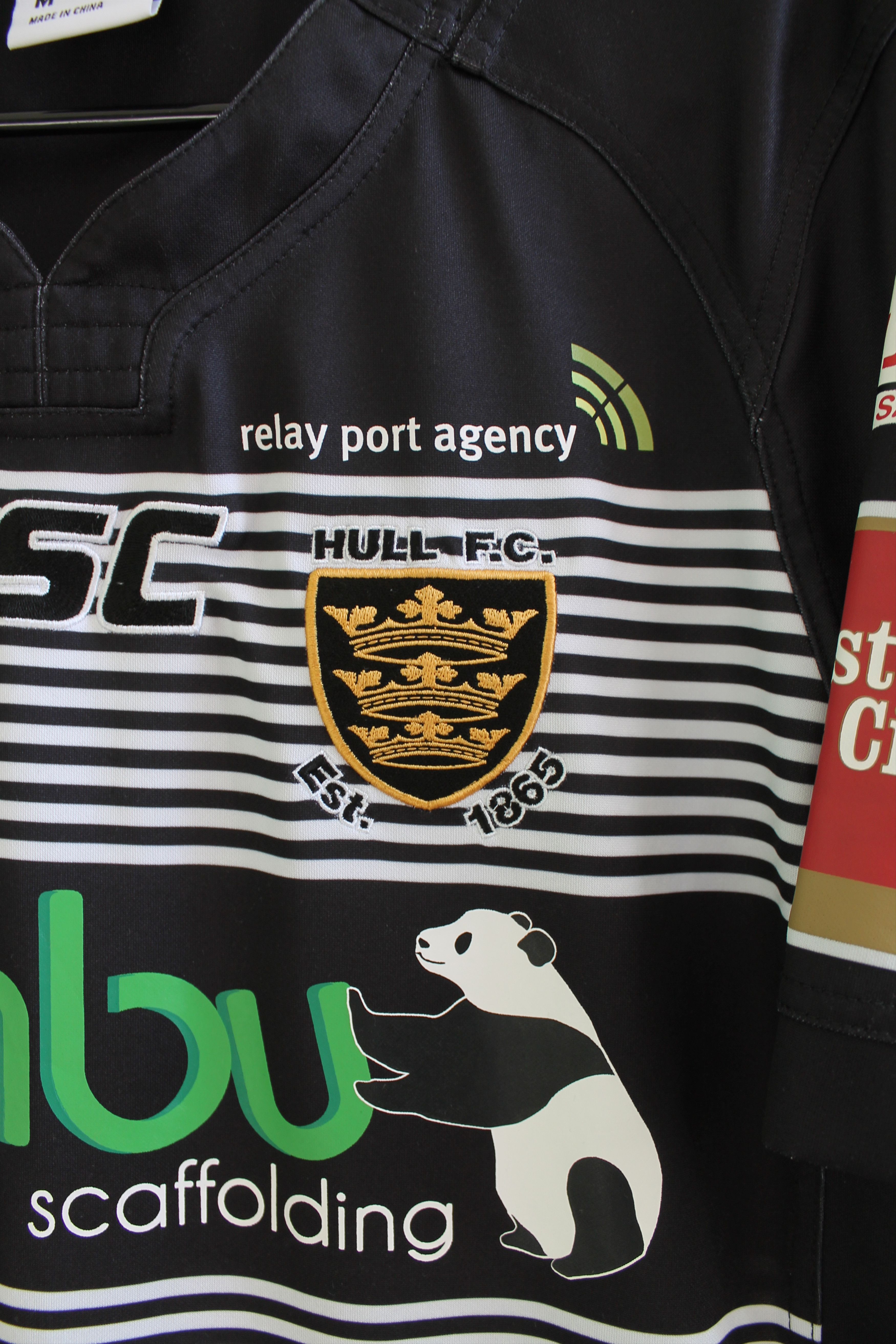 Other Hull F.C. Rugby Jersey ISC League Away Black Shir Size US M / EU 48-50 / 2 - 4 Thumbnail