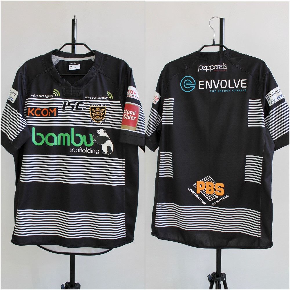 Hull F.C. Rugby Jersey ISC League Away Black Shir