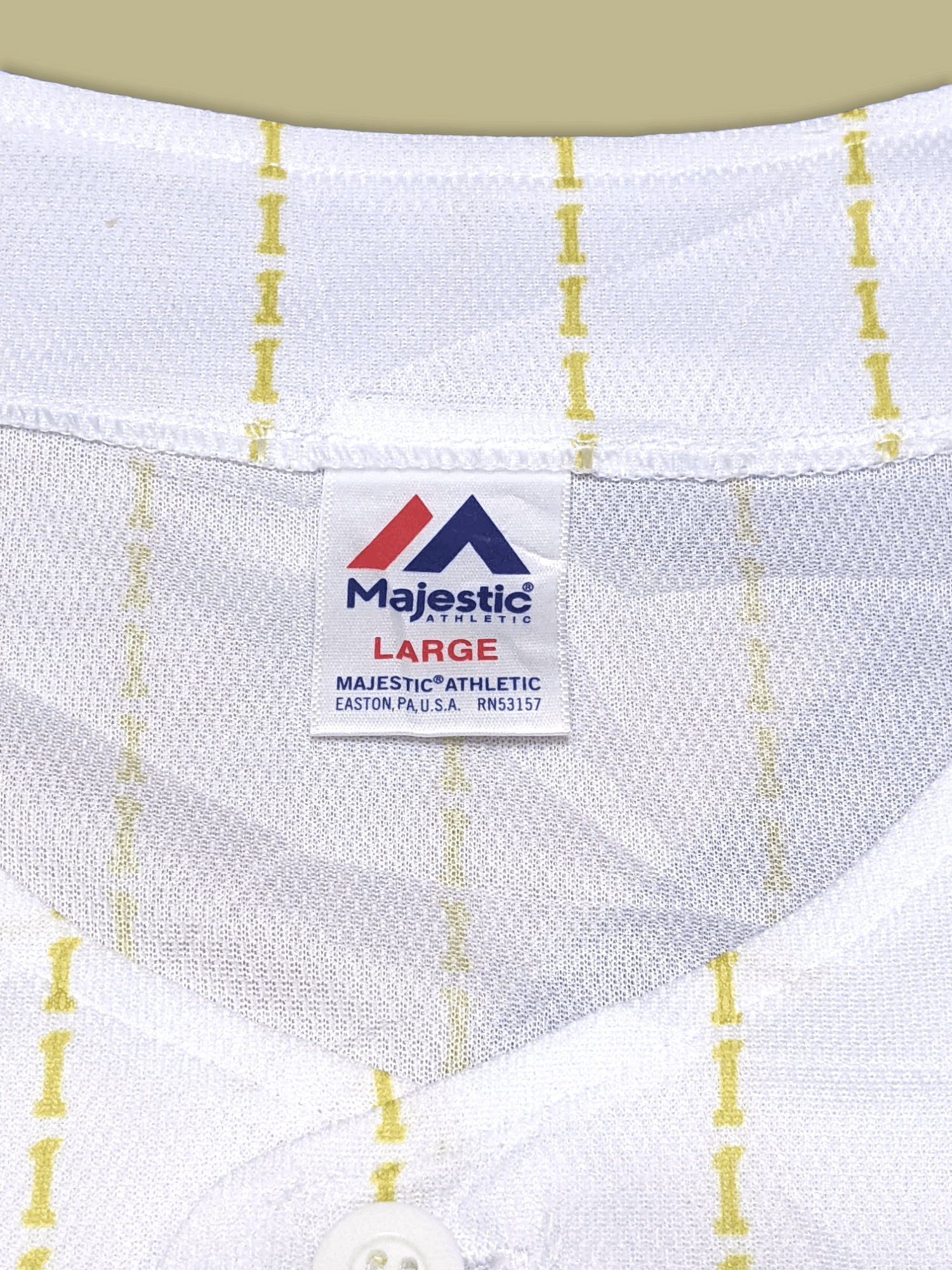 MLB × Majestic × Vintage Fukuoka Softbank Hawks Japanese Baseball Team Jersey Size US L / EU 52-54 / 3 - 8 Thumbnail