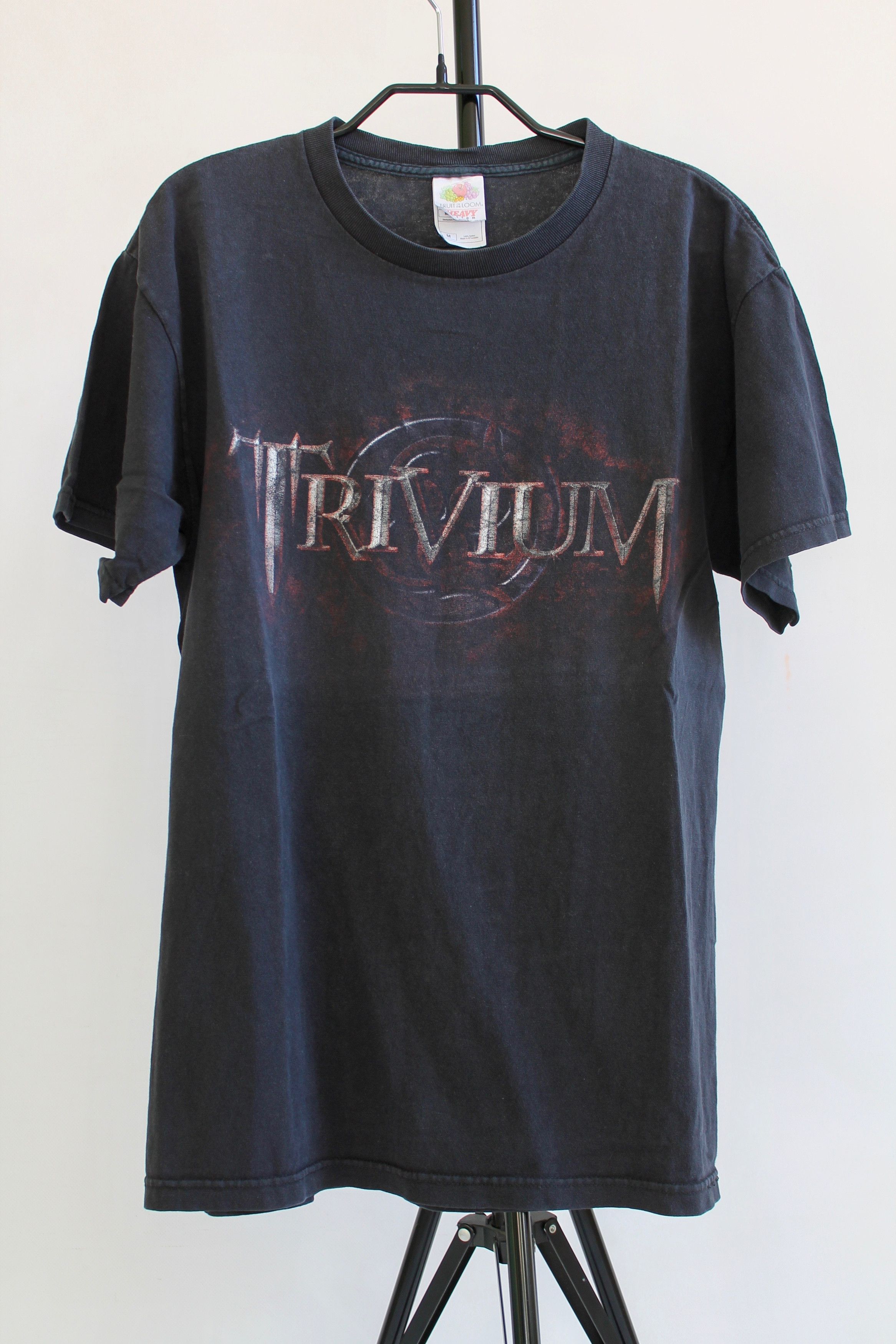 Band Tees 2006 Trivium Vintage T Shirt tee Faded Black Nu Metal Size US M / EU 48-50 / 2 - 3 Thumbnail
