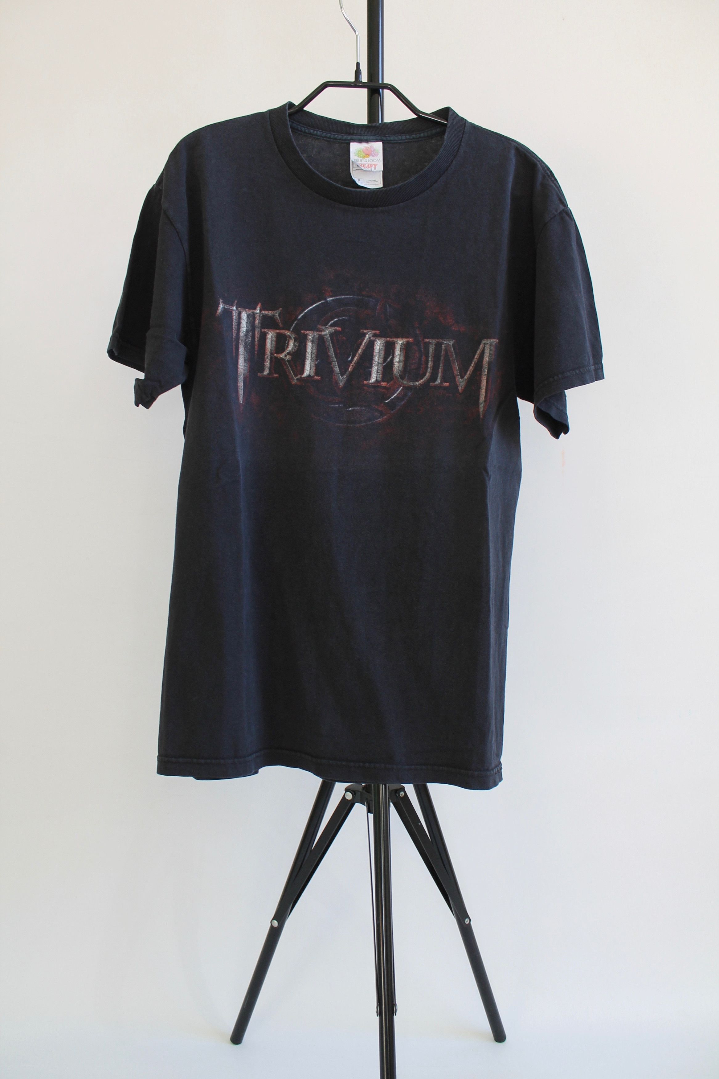 Band Tees 2006 Trivium Vintage T Shirt tee Faded Black Nu Metal Size US M / EU 48-50 / 2 - 2 Thumbnail