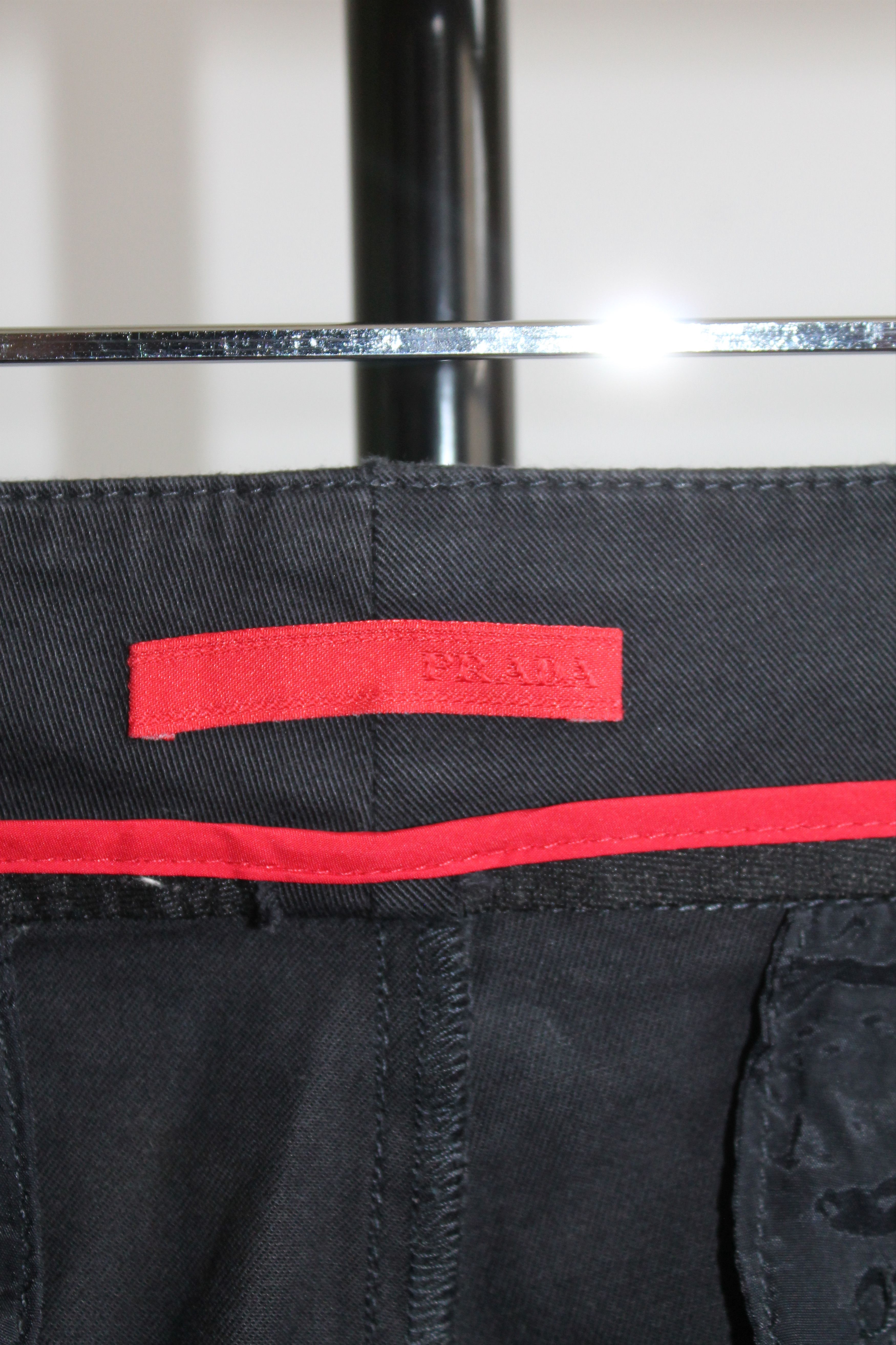 Prada Prada Moto Stretch pants Dark Blue skinny Size 27" / US 4 / IT 40 - 12 Thumbnail