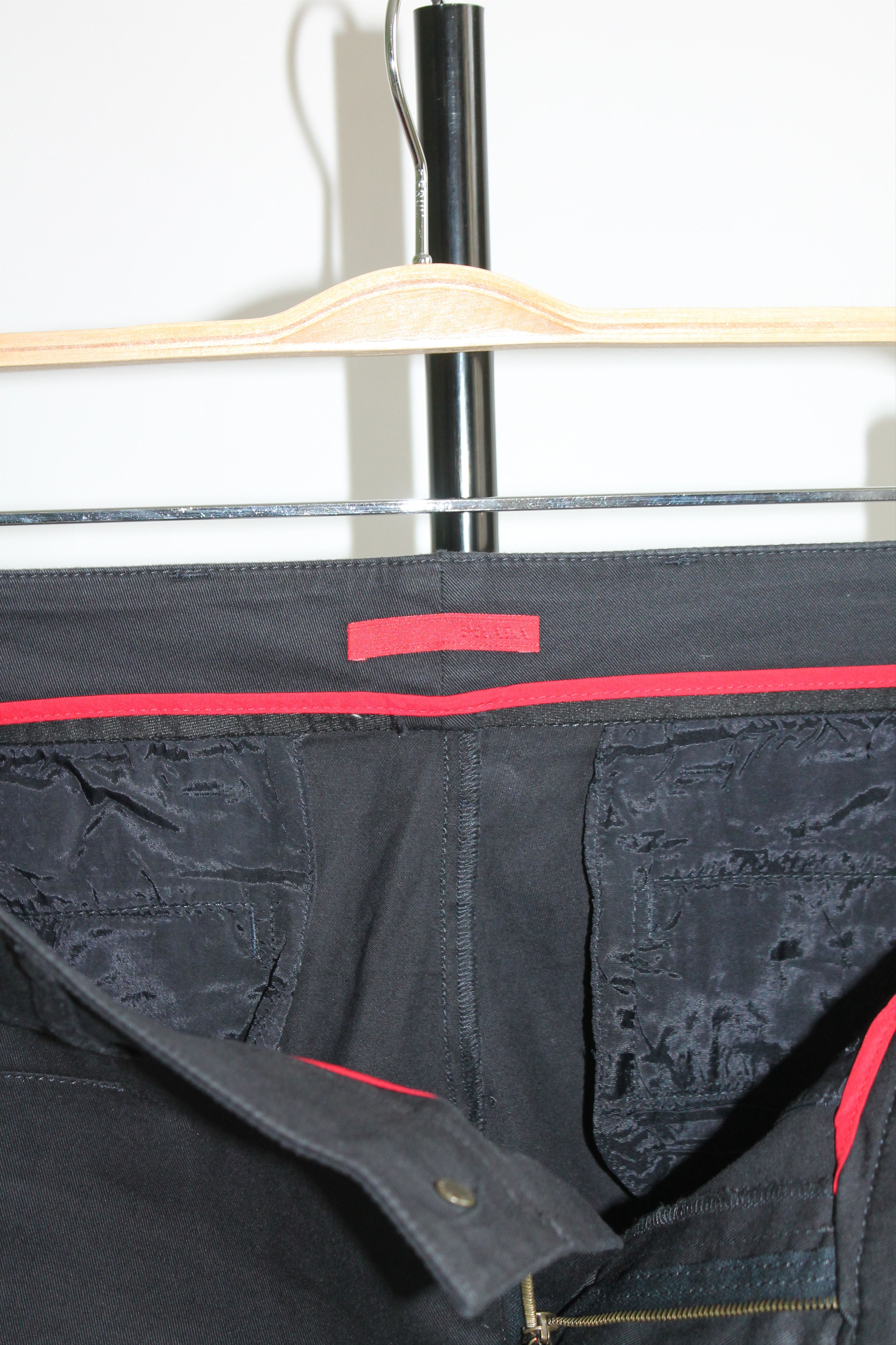 Prada Prada Moto Stretch pants Dark Blue skinny Size 27" / US 4 / IT 40 - 11 Thumbnail