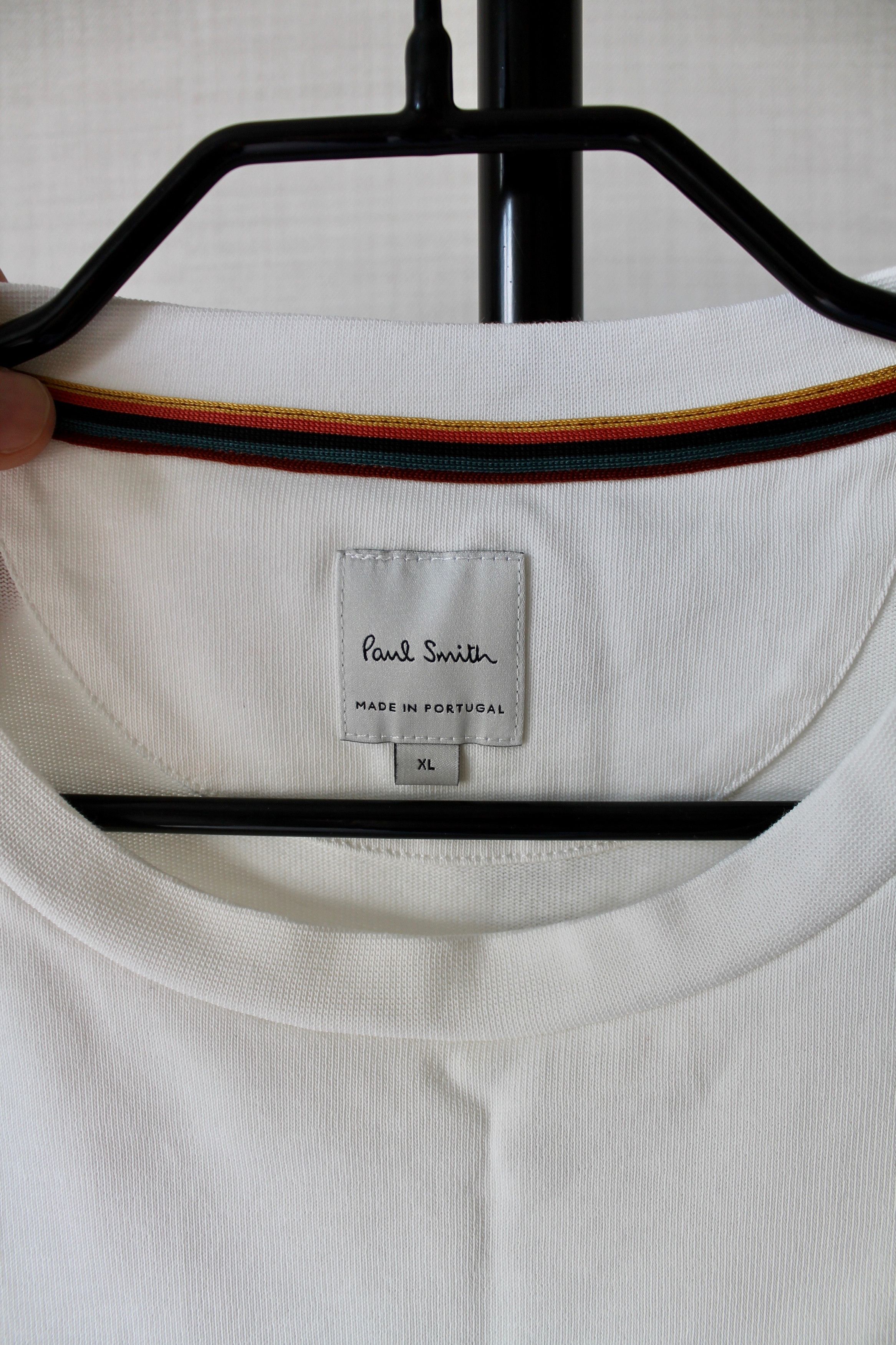 Paul Smith Paul Smith White Monarch Rose Long Sleeve T-Shirt Size US XL / EU 56 / 4 - 3 Thumbnail