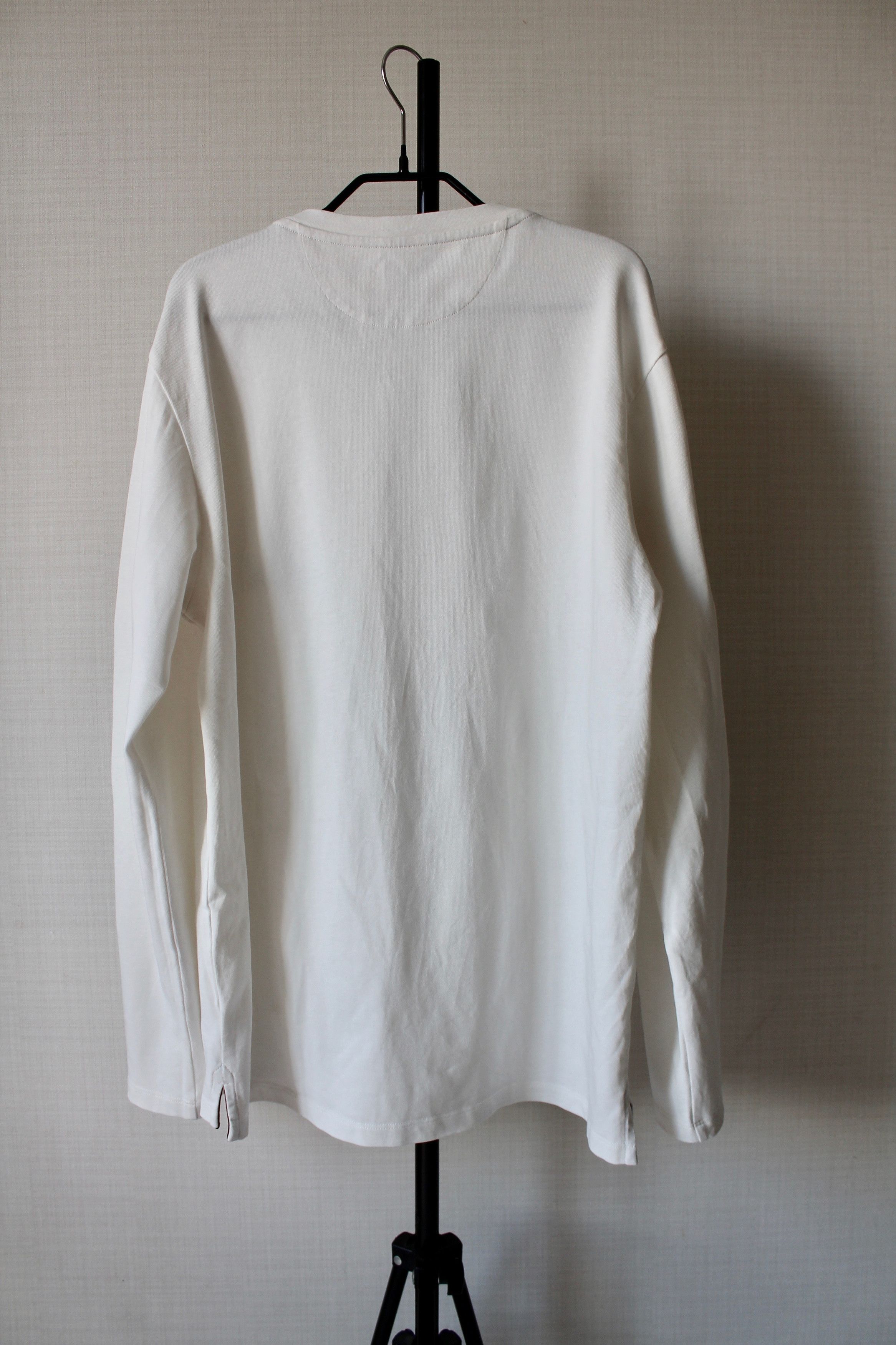 Paul Smith Paul Smith White Monarch Rose Long Sleeve T-Shirt Size US XL / EU 56 / 4 - 4 Thumbnail
