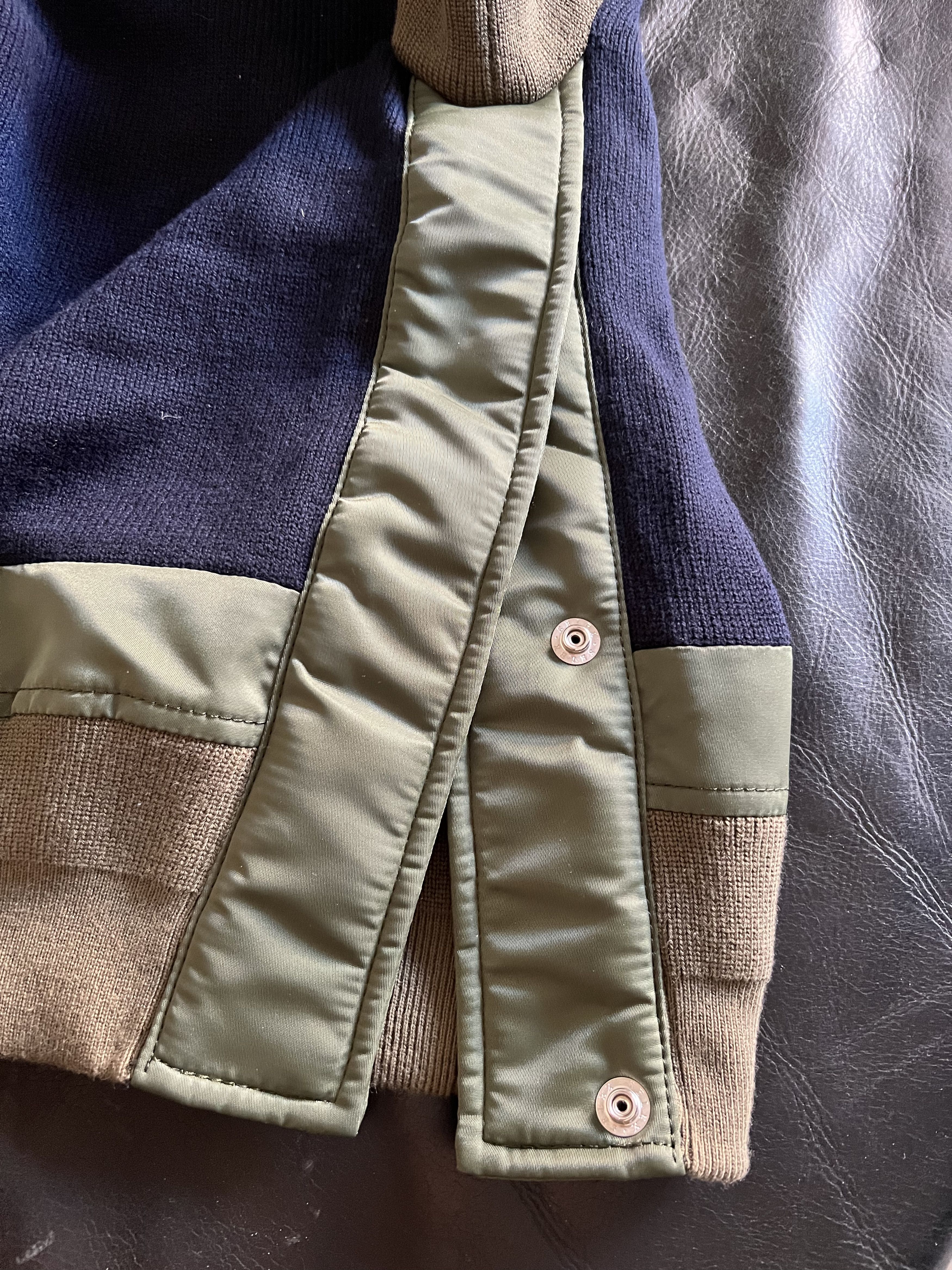 Sacai Sacai oversized half sleeve sweater Size US XL / EU 56 / 4 - 5 Thumbnail
