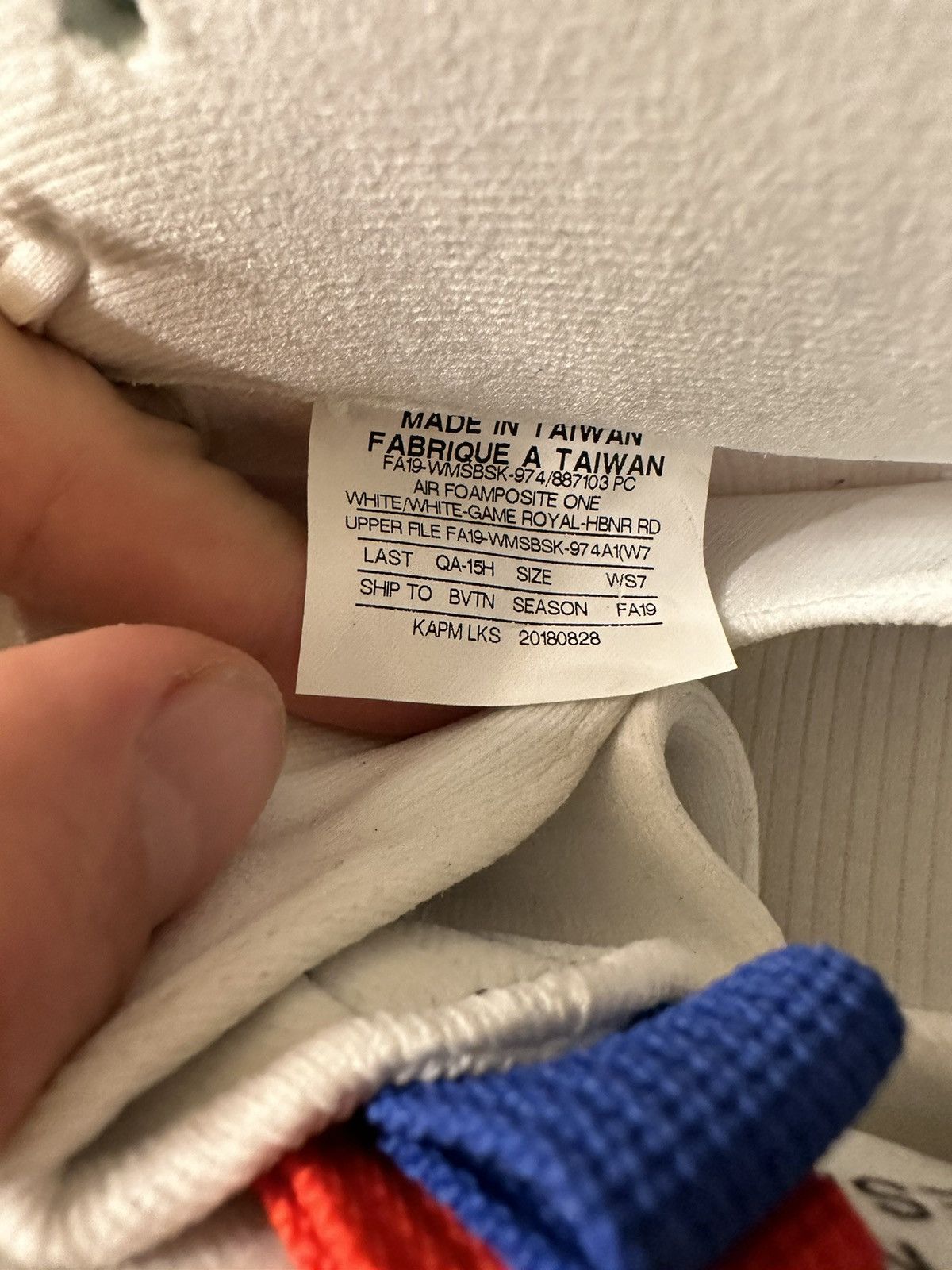 Nike Air Foamposite One USA (W) Sample